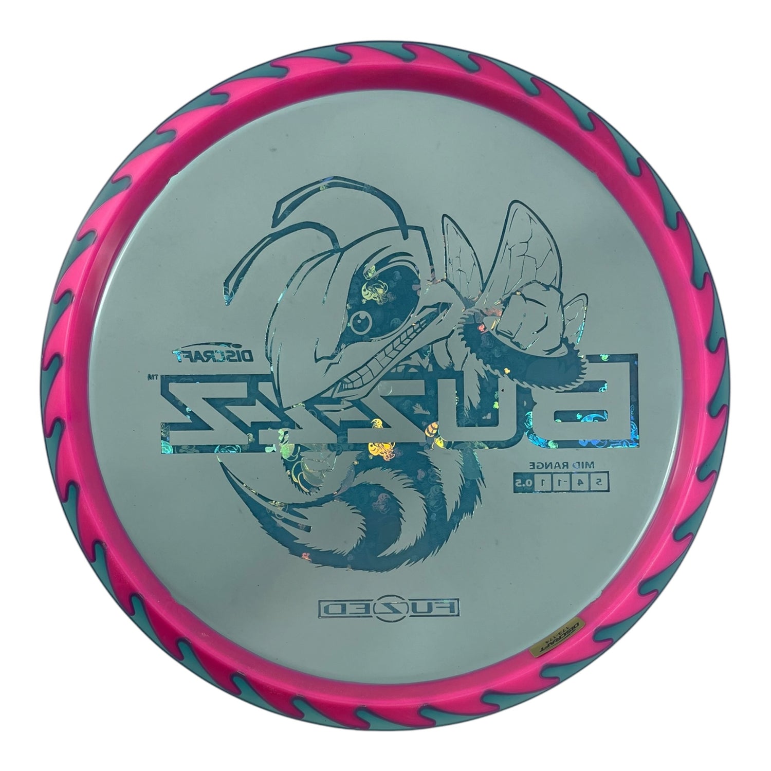 Discraft Buzzz | Fuzed Line | Blue/Buzzz Logo 174g (Buzzzsaw) Disc Golf