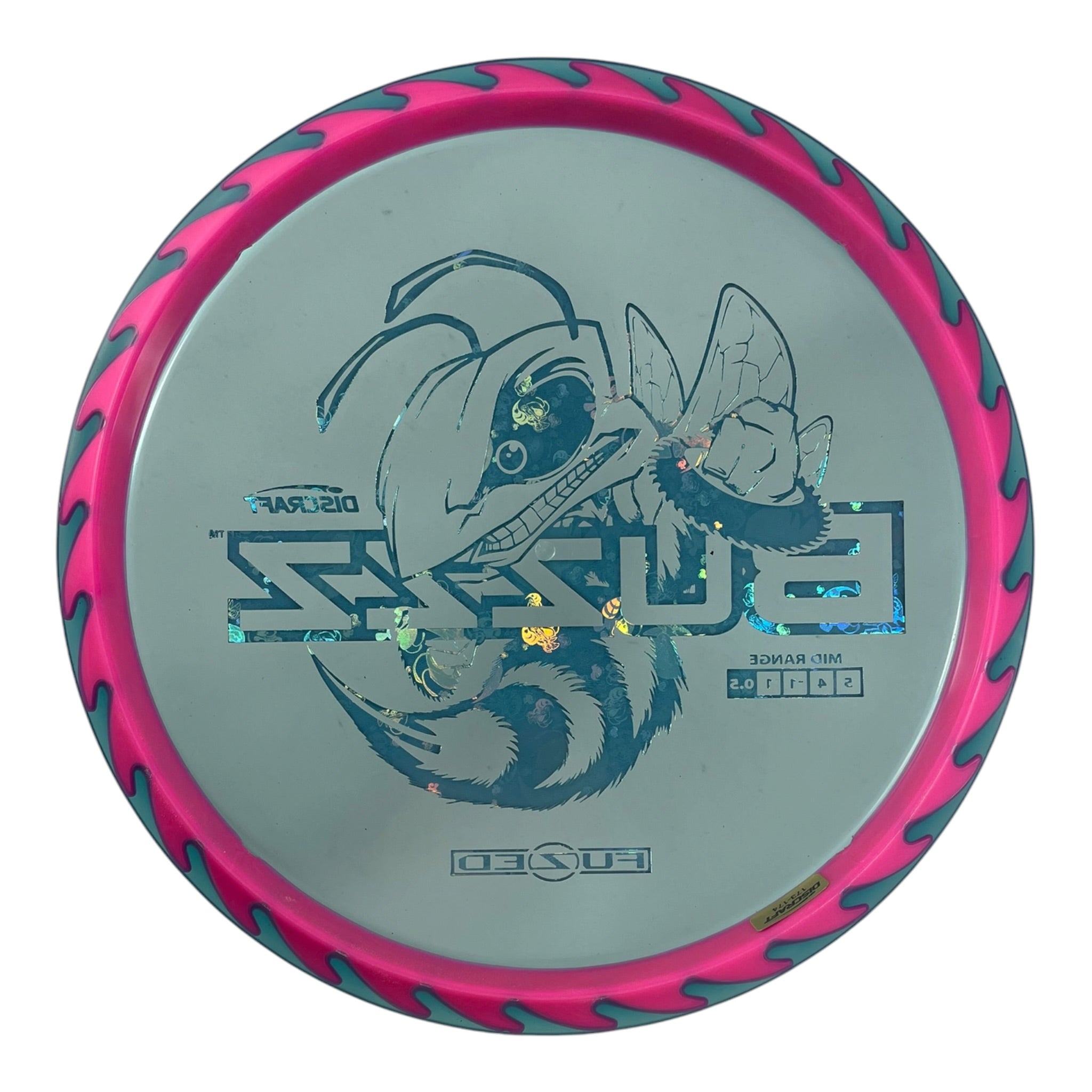 Discraft Buzzz | Fuzed Line | Blue/Buzzz Logo 174g (Buzzzsaw) Disc Golf