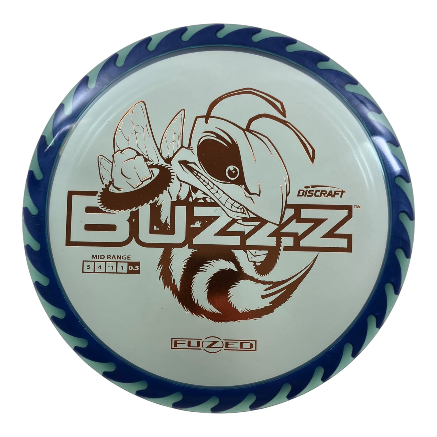 Discraft Buzzz | Fuzed Line | Blue/Gold 170g (Buzzzsaw) Disc Golf