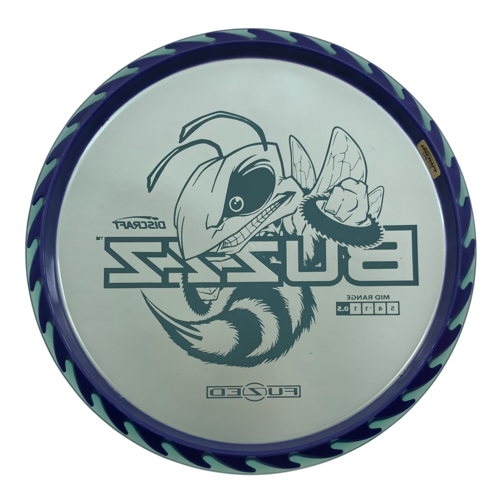 Discraft Buzzz | Fuzed Line | Blue/Gold 170g (Buzzzsaw) Disc Golf