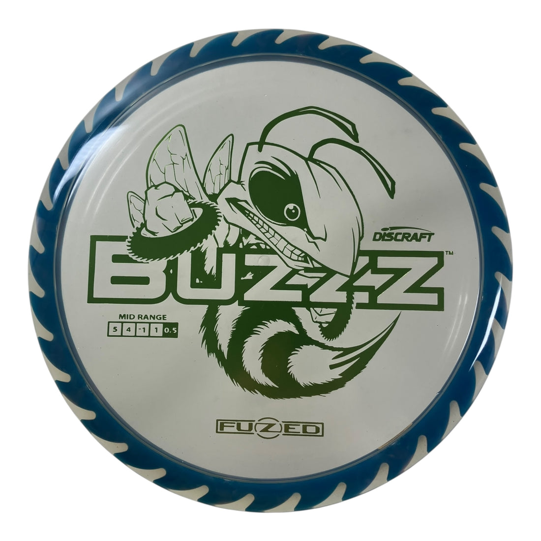 Discraft Buzzz | Fuzed Line | Blue/Green 169g (Buzzzsaw) Disc Golf