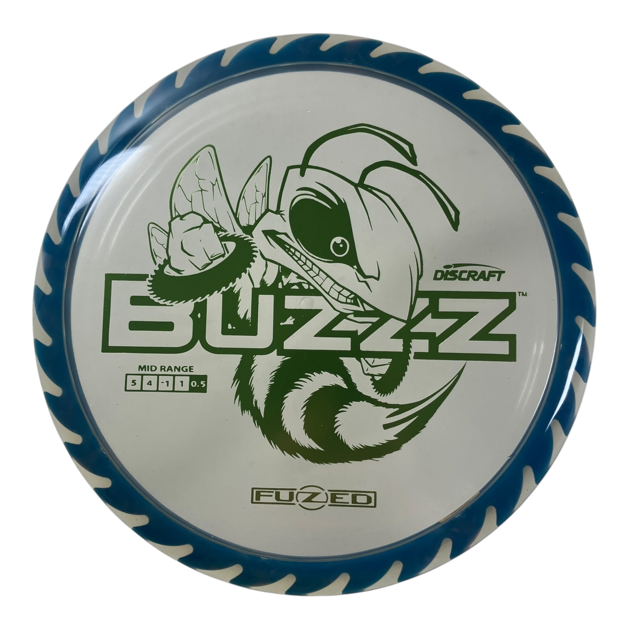 Discraft Buzzz | Fuzed Line | Blue/Green 169g (Buzzzsaw) Disc Golf
