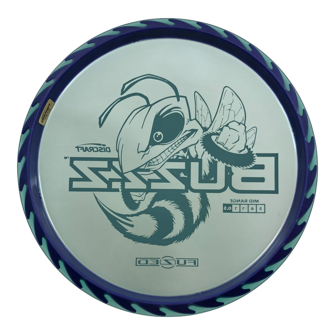 Discraft Buzzz | Fuzed Line | Blue/Teal 172g (Buzzzsaw) Disc Golf