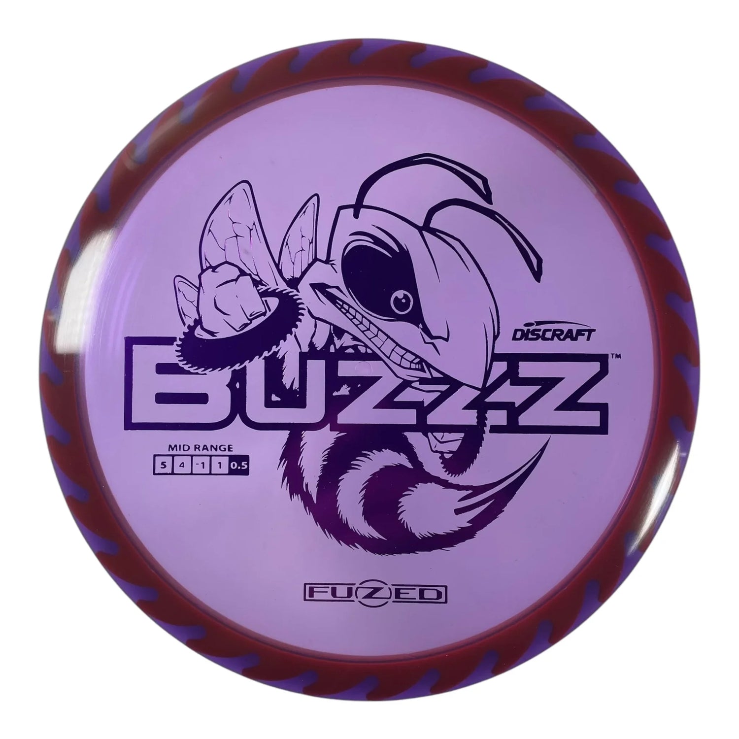 Discraft Buzzz | Fuzed Line | Brown/Purple 173g (Buzzzsaw) Disc Golf