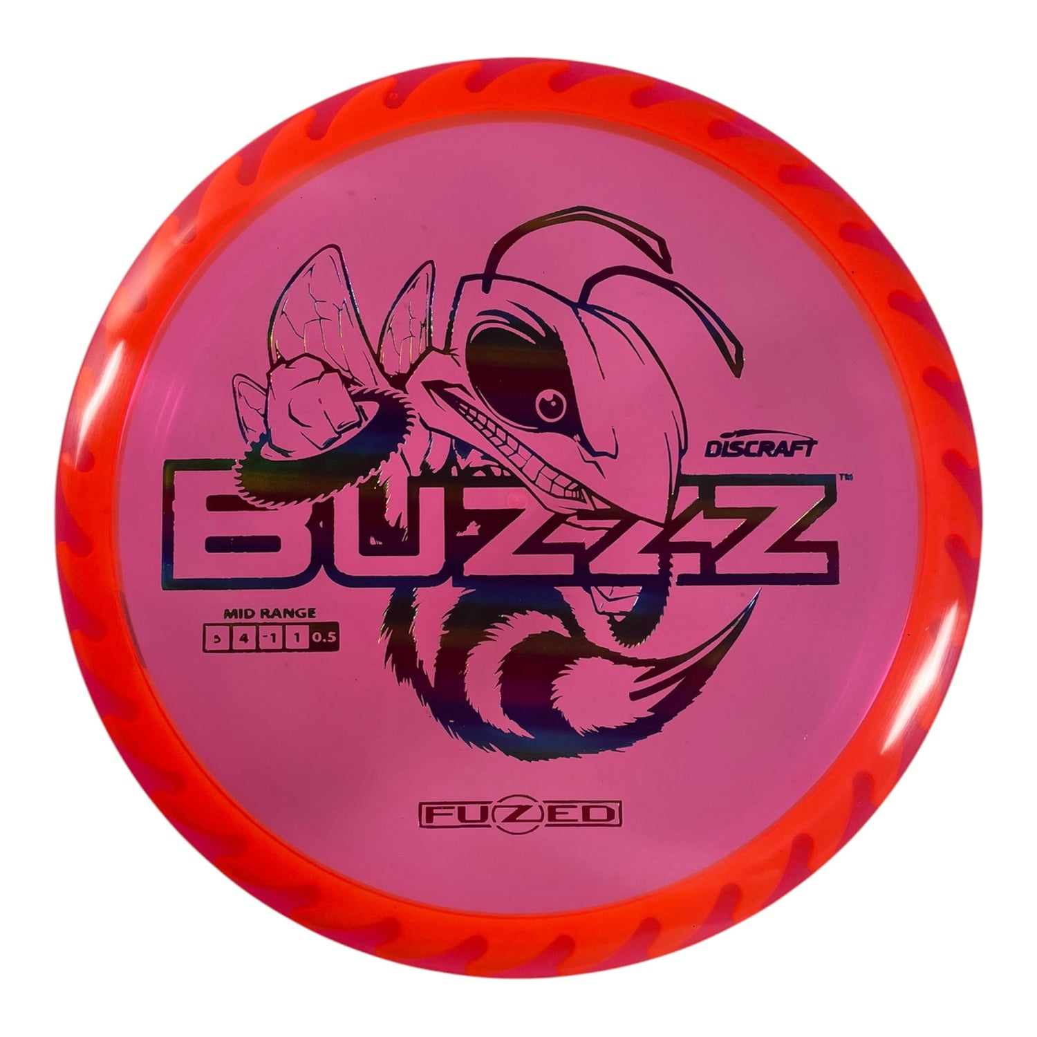 Discraft Buzzz | Fuzed Line | Orange/Rainbow 174g (Buzzzsaw) Disc Golf