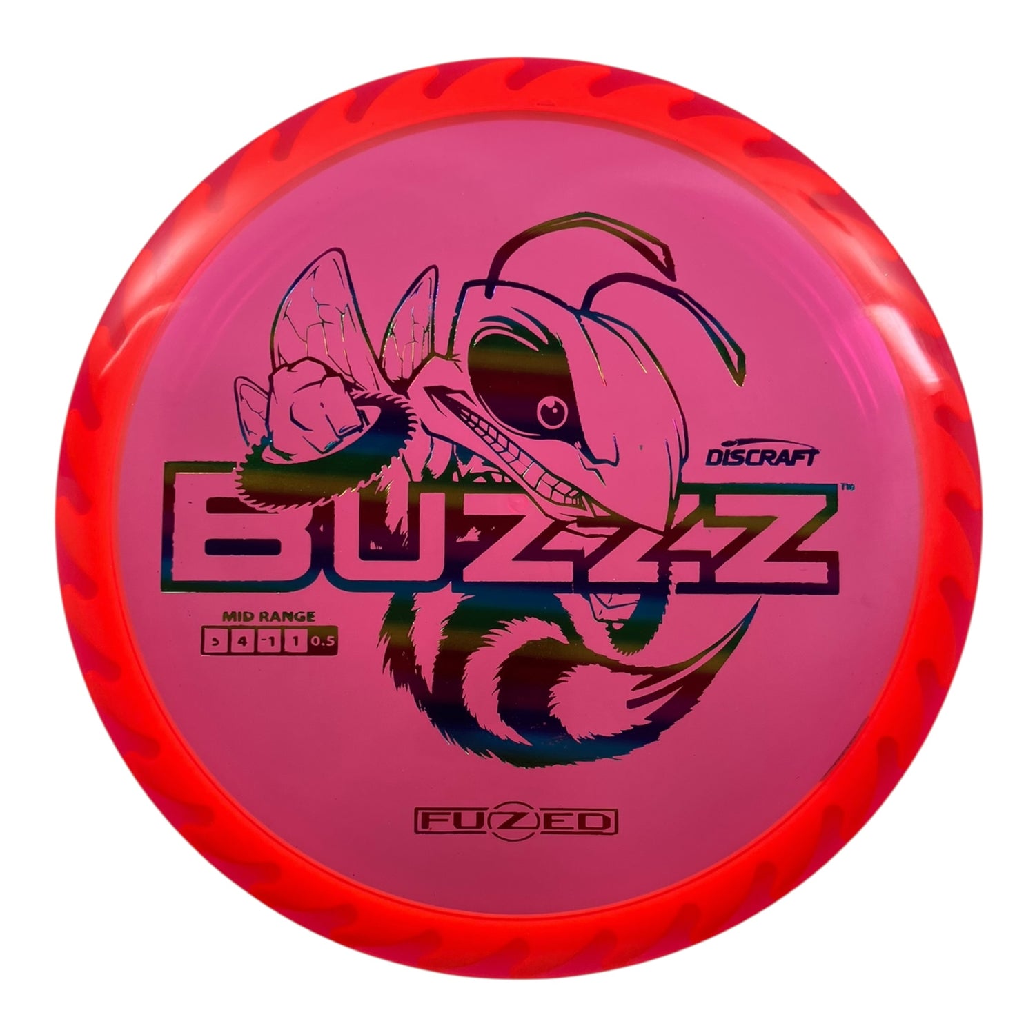 Discraft Buzzz | Fuzed Line | Orange/Rainbow 174g (Buzzzsaw) Disc Golf