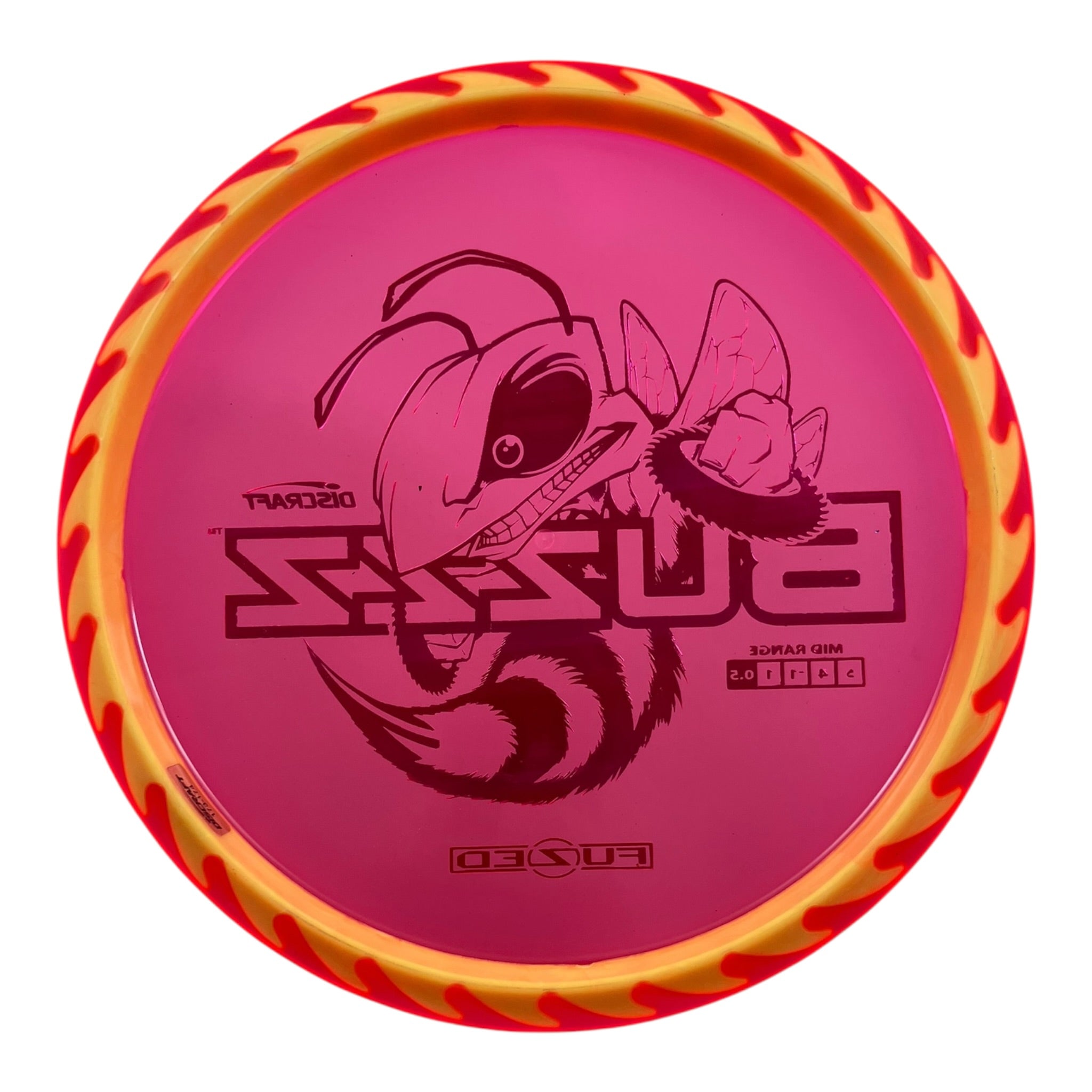 Discraft Buzzz | Fuzed Line | Orange/Rainbow 174g (Buzzzsaw) Disc Golf