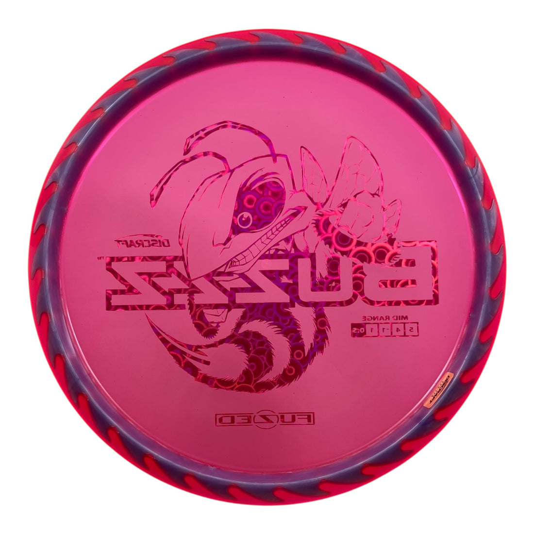 Discraft Buzzz | Fuzed Line | Pink/Oil Slick 173g (Buzzzsaw) Disc Golf