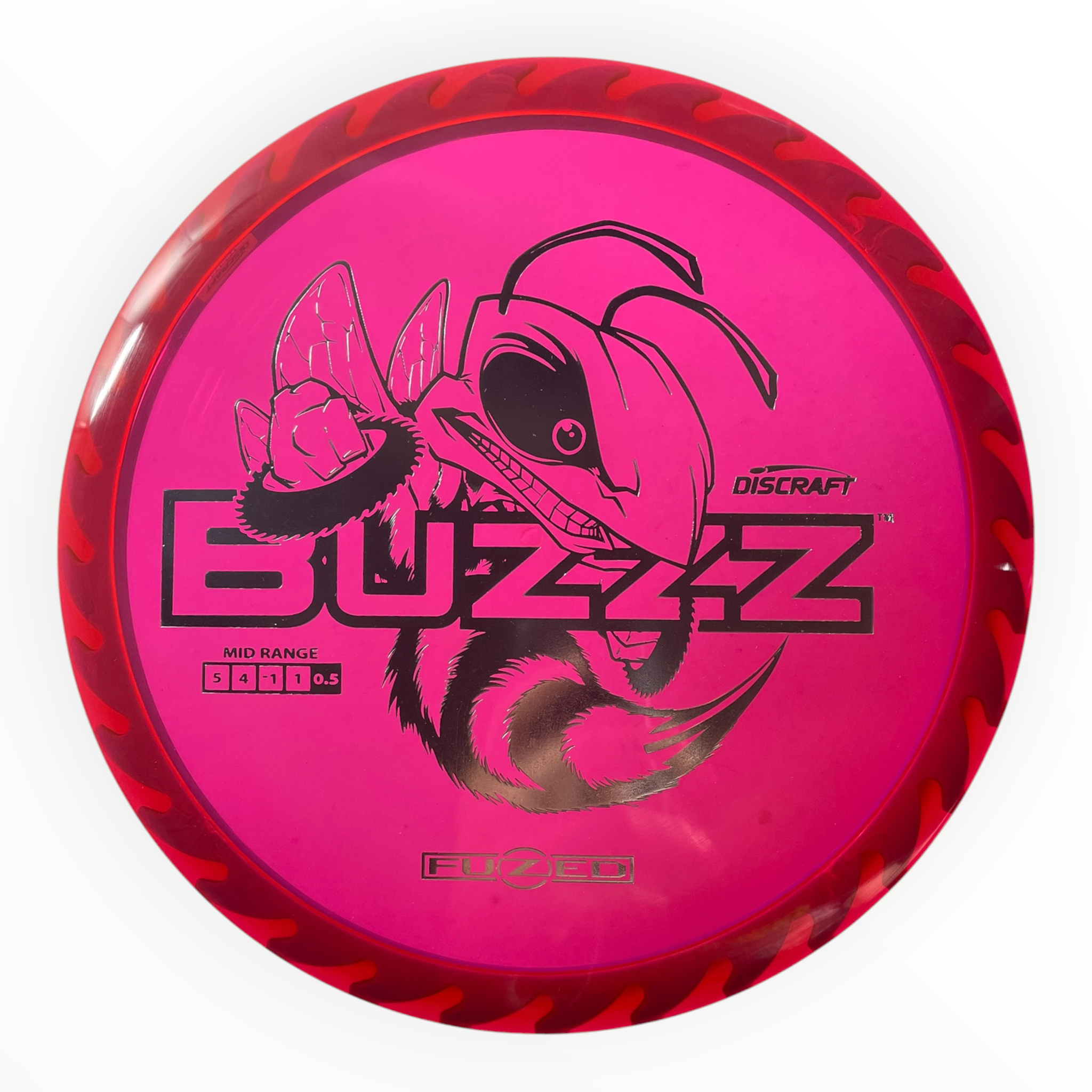 Discraft Buzzz | Fuzed Line | Pink/Silver 174g (Buzzzsaw) Disc Golf