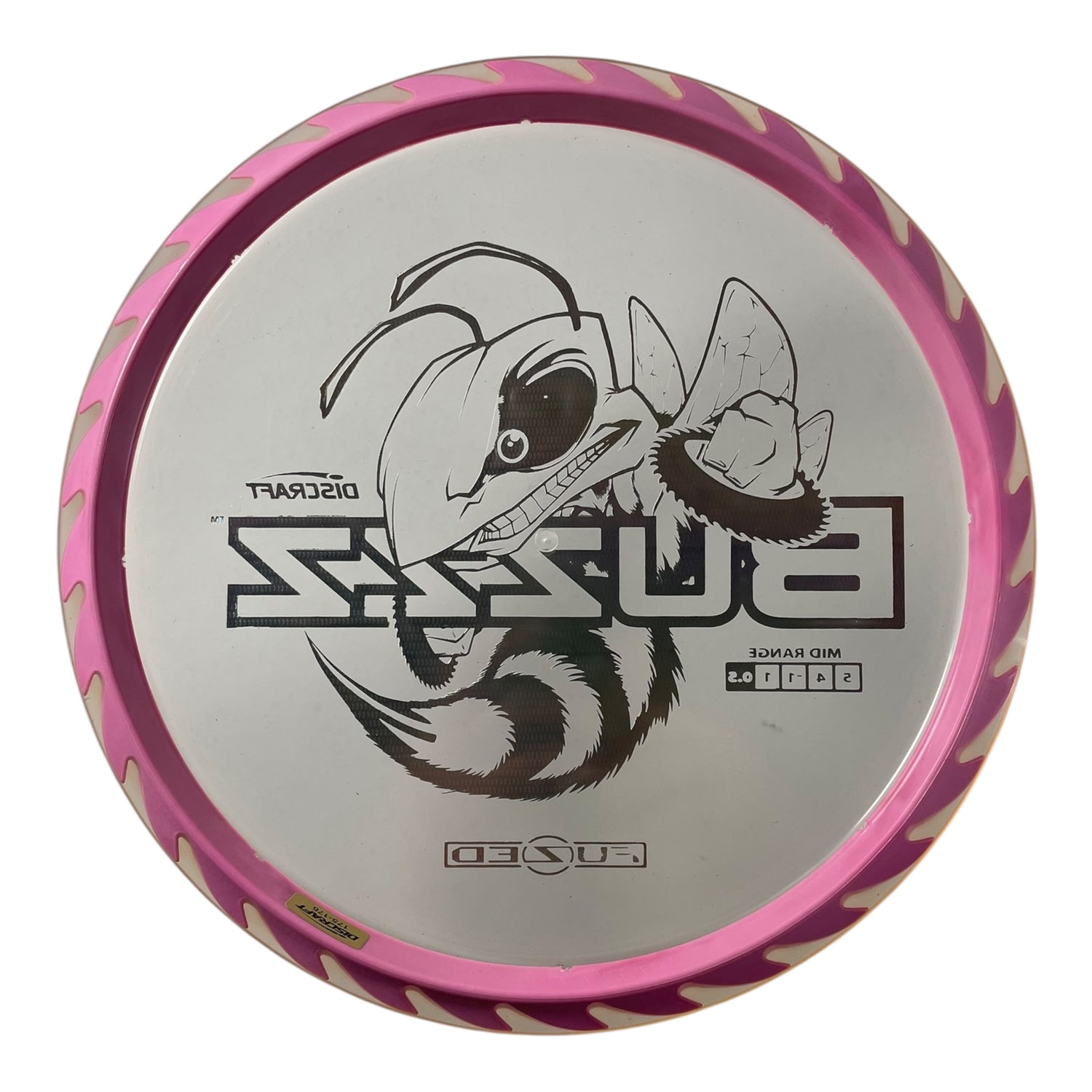 Discraft Buzzz | Fuzed Line | Pink/Silver holo 174g (Buzzzsaw) Disc Golf
