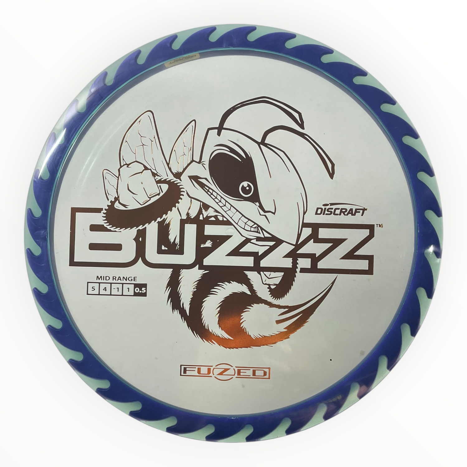 Discraft Buzzz | Fuzed Line | Purple/Gold 172-173g (Buzzzsaw) Disc Golf