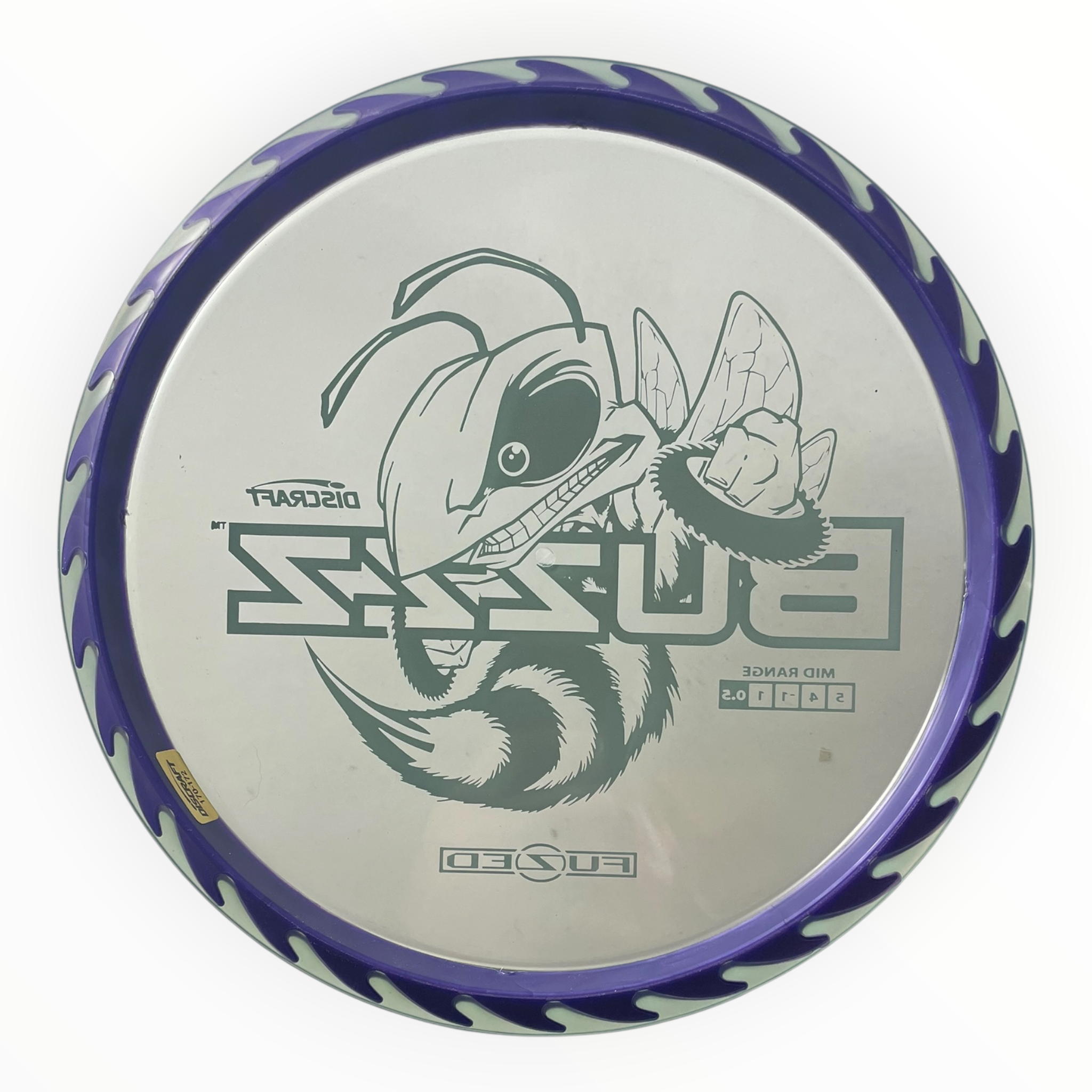 Discraft Buzzz | Fuzed Line | Purple/Green 173g (Buzzzsaw) Disc Golf
