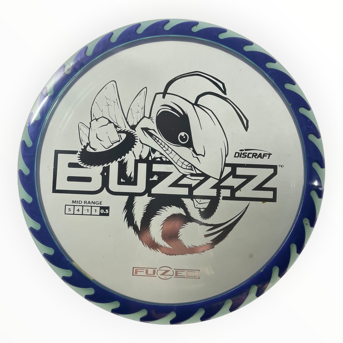 Discraft Buzzz | Fuzed Line | Purple/Silver 172g (Buzzzsaw) Disc Golf