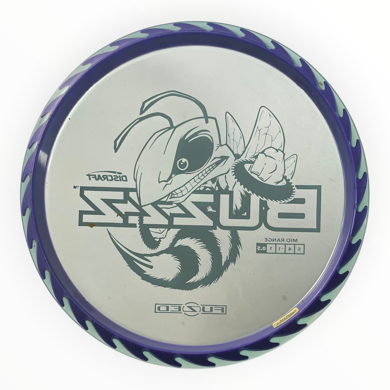 Discraft Buzzz | Fuzed Line | Purple/Silver 172g (Buzzzsaw) Disc Golf
