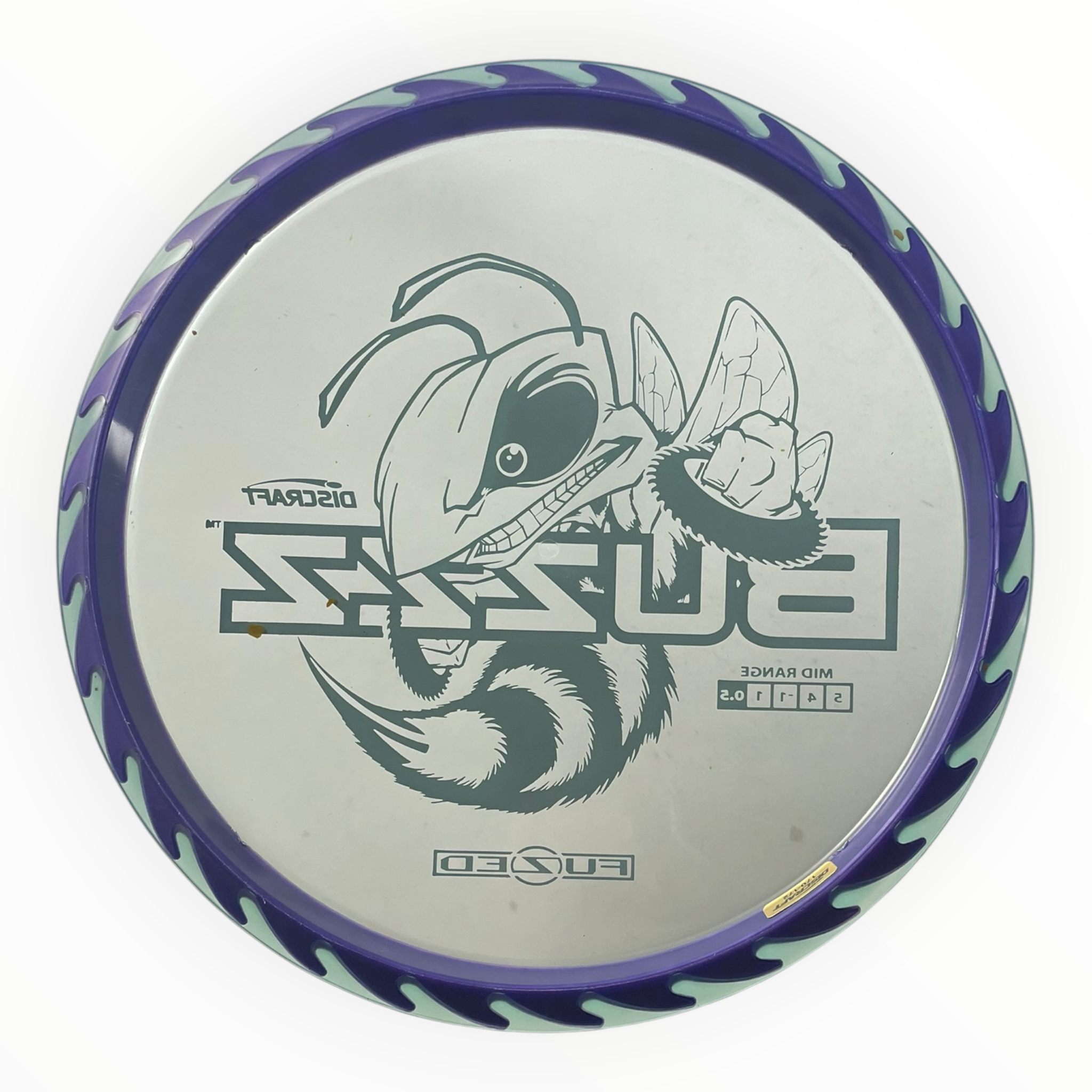 Discraft Buzzz | Fuzed Line | Purple/Silver 172g (Buzzzsaw) Disc Golf
