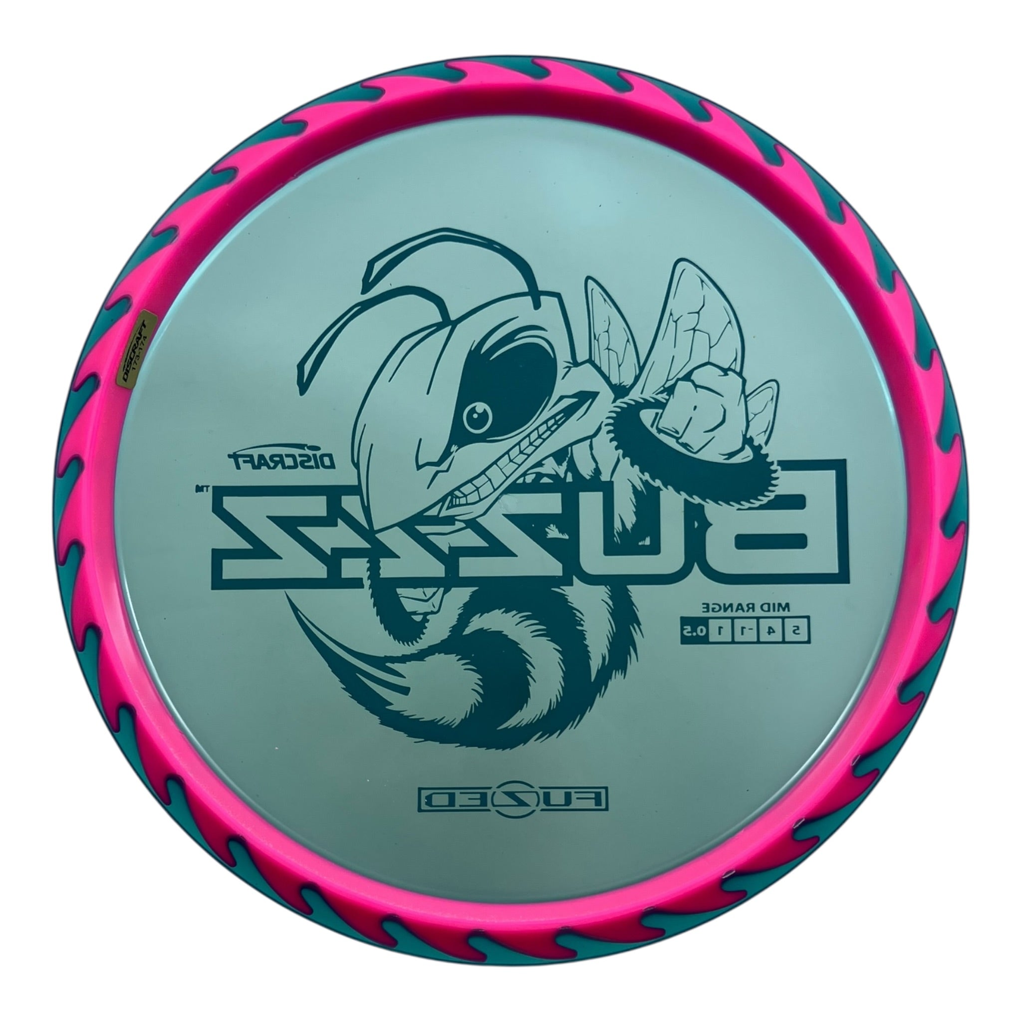 Discraft Buzzz | Fuzed Line | Purple/Teal 173g (Buzzzsaw) Disc Golf