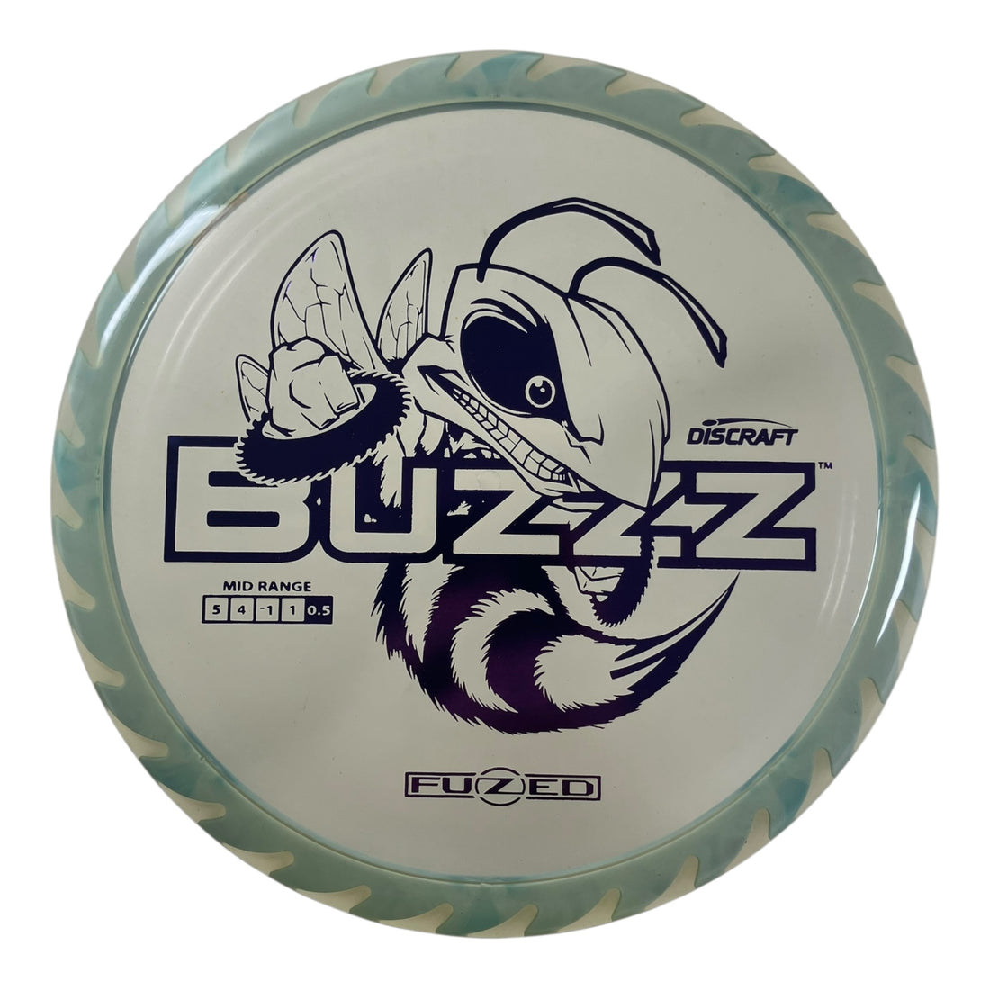 Discraft Buzzz | Fuzed Line | Teal/Purple 169g (Buzzzsaw) Disc Golf