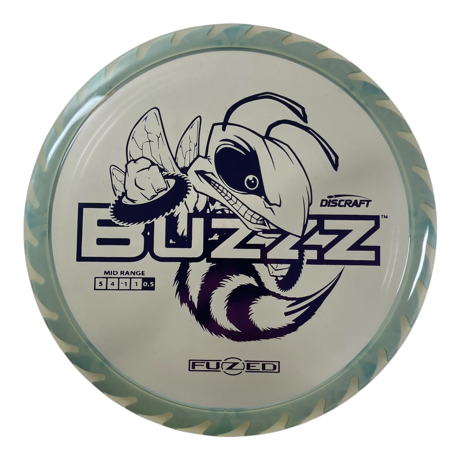 Discraft Buzzz | Fuzed Line | Teal/Purple 169g (Buzzzsaw) Disc Golf