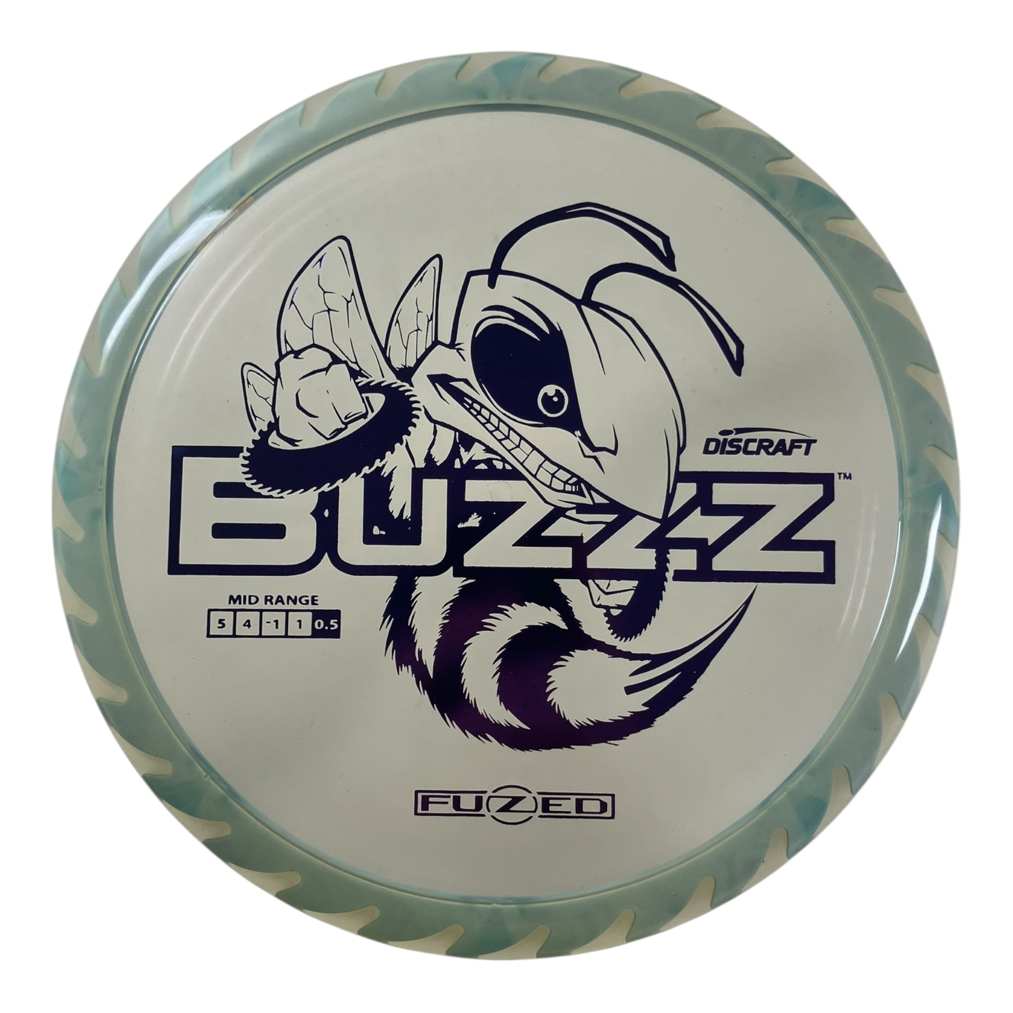 Discraft Buzzz | Fuzed Line | Teal/Purple 169g (Buzzzsaw) Disc Golf