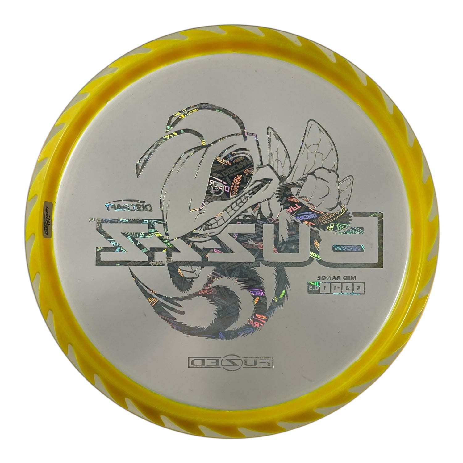 Discraft Buzzz | Fuzed Line | Yellow/Discraft 179g (Buzzzsaw) Disc Golf