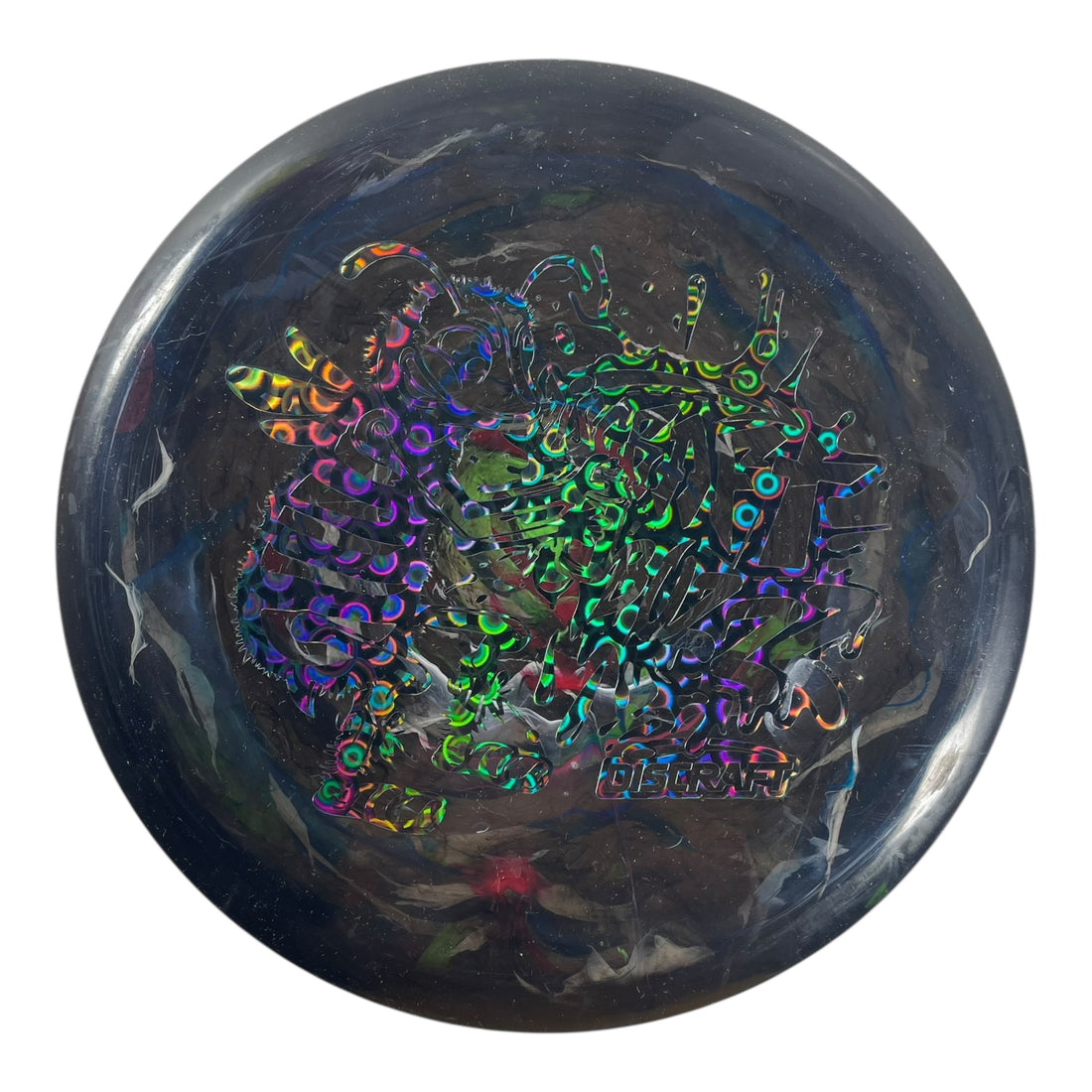 Discraft Buzzz | Jawbreaker | Black/Oil Spill 117g (Lightweight) Disc Golf