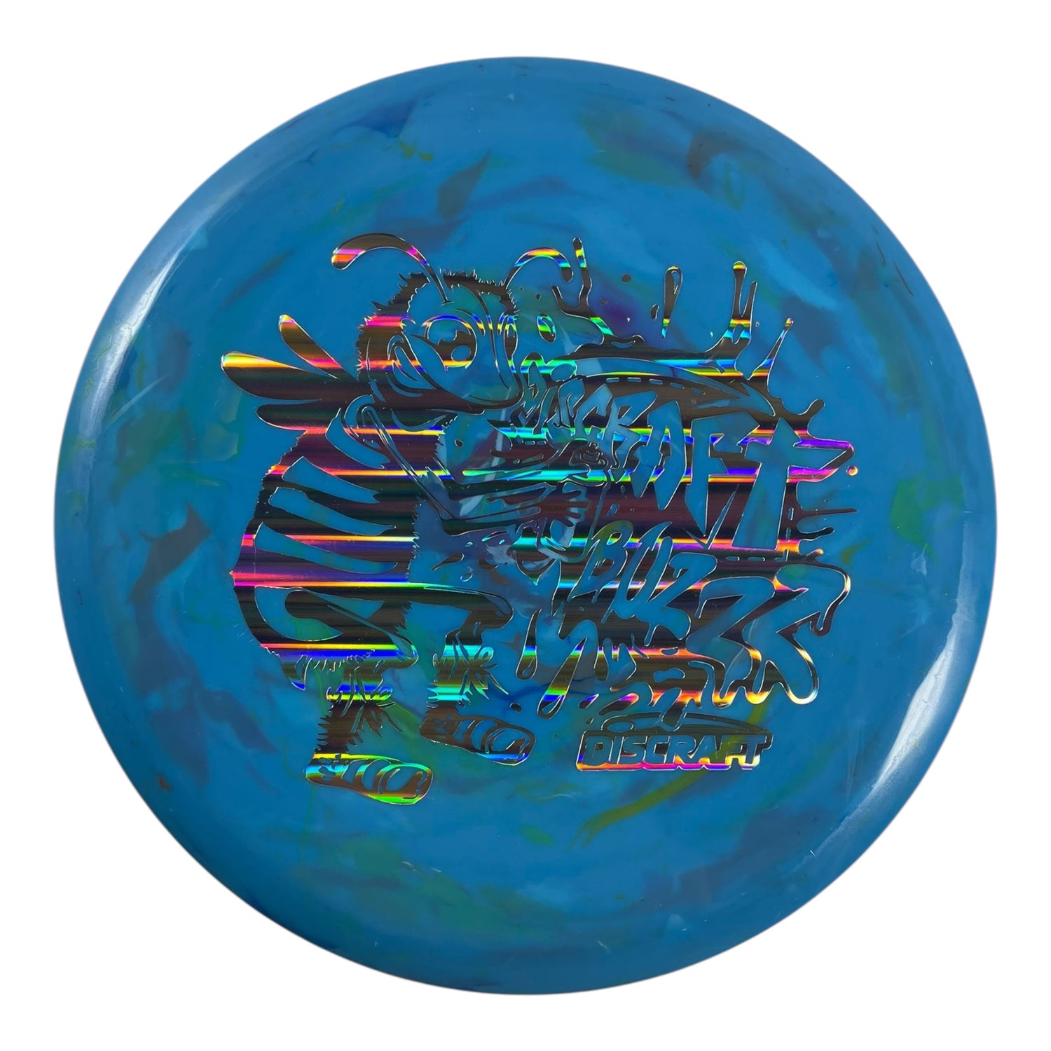 Discraft Buzzz | Jawbreaker | Blue/Holo 118g (Lightweight) Disc Golf