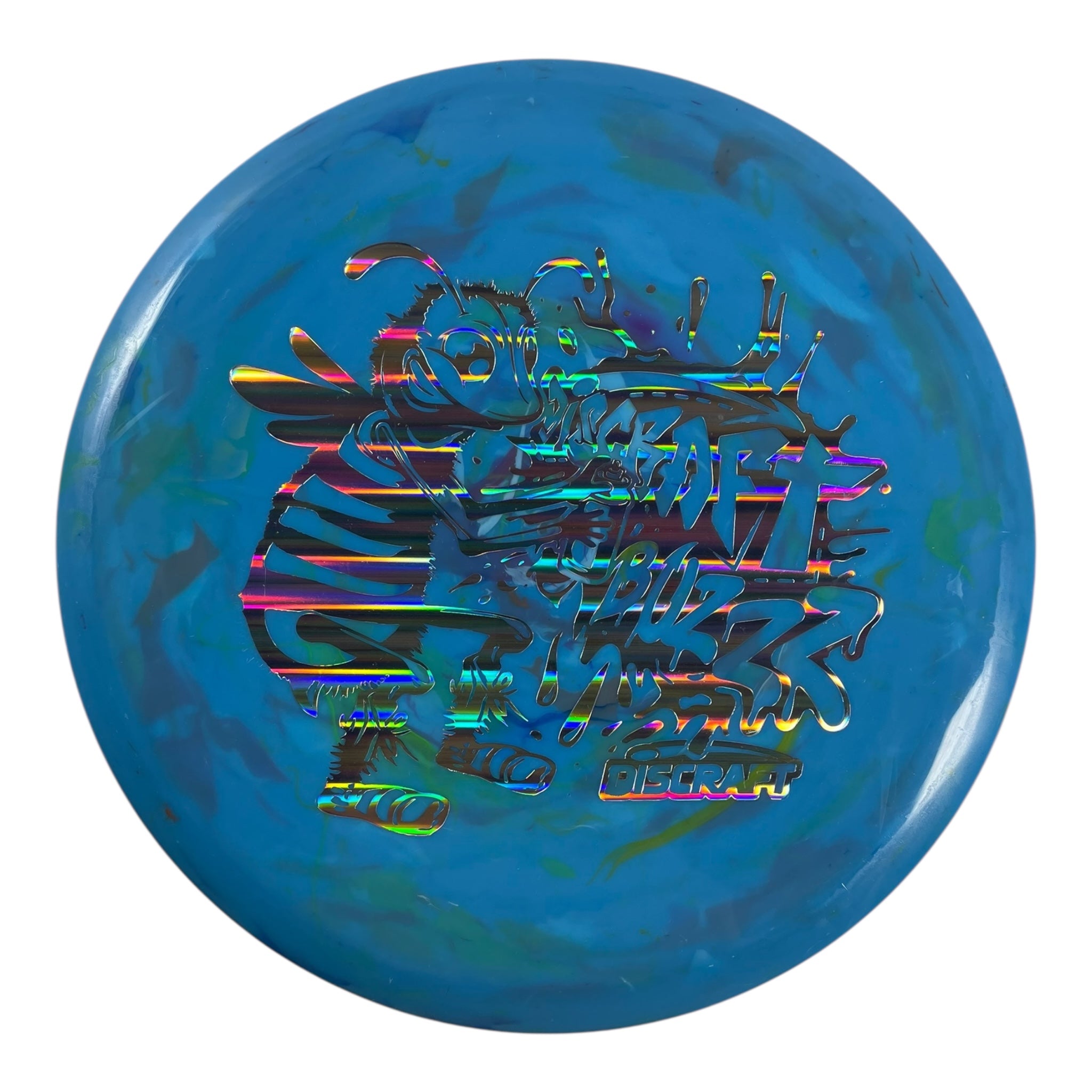 Discraft Buzzz | Jawbreaker | Blue/Holo 118g (Lightweight) Disc Golf