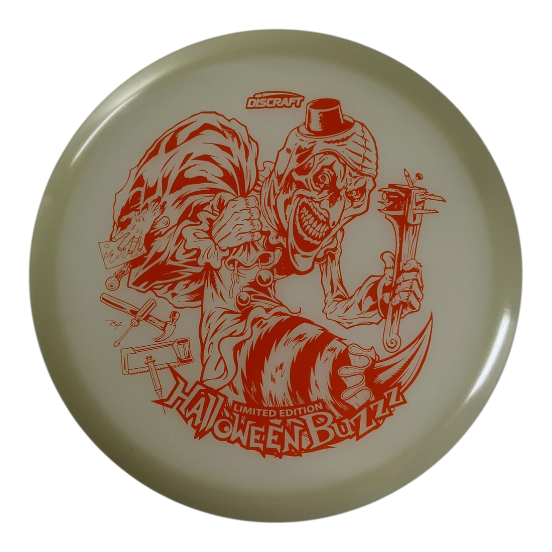 Discraft Buzzz | Mega-Glo | Halloween/Orange 2025 178g Disc Golf