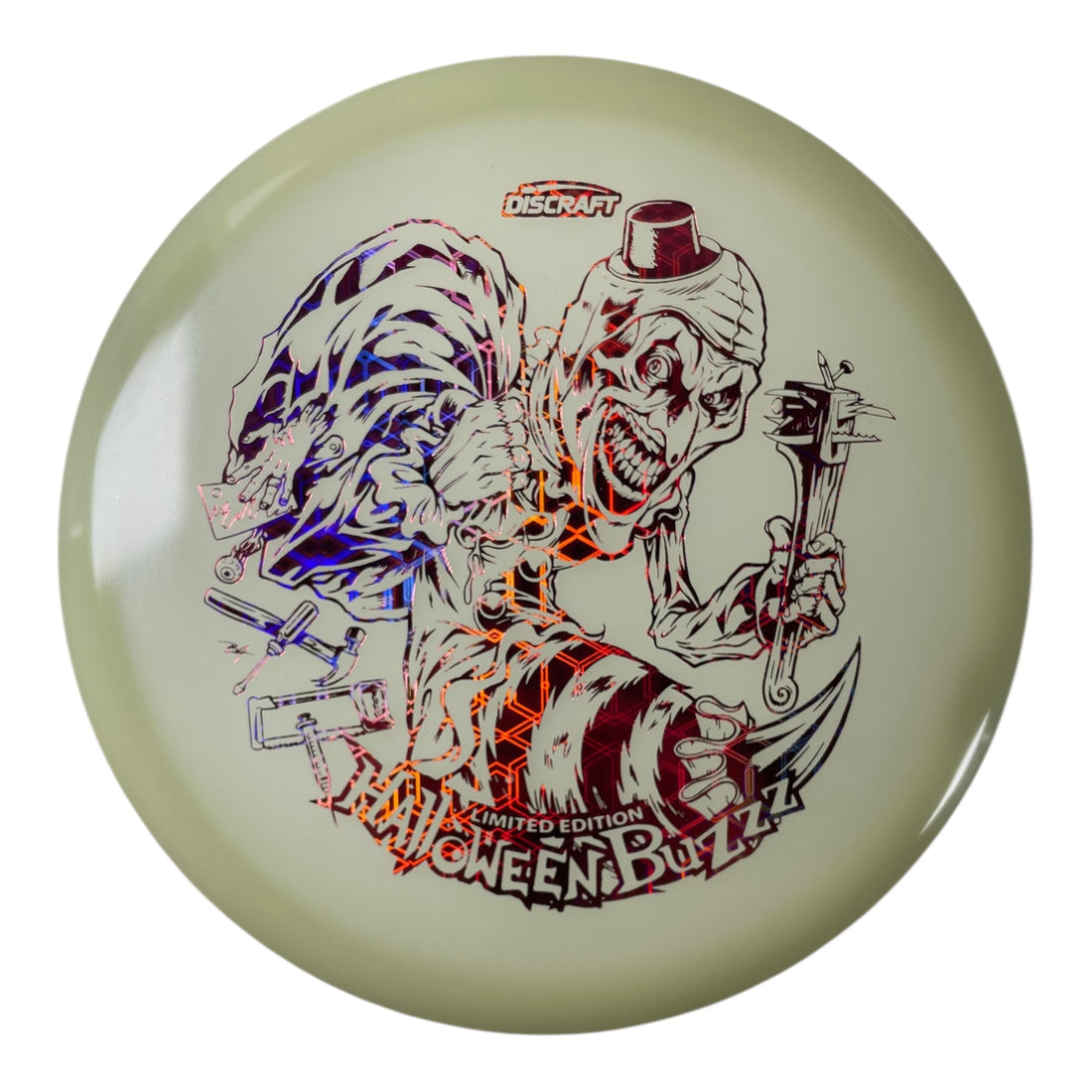 Discraft Buzzz | Mega-Glo | Halloween/Pink 2025 178g Disc Golf