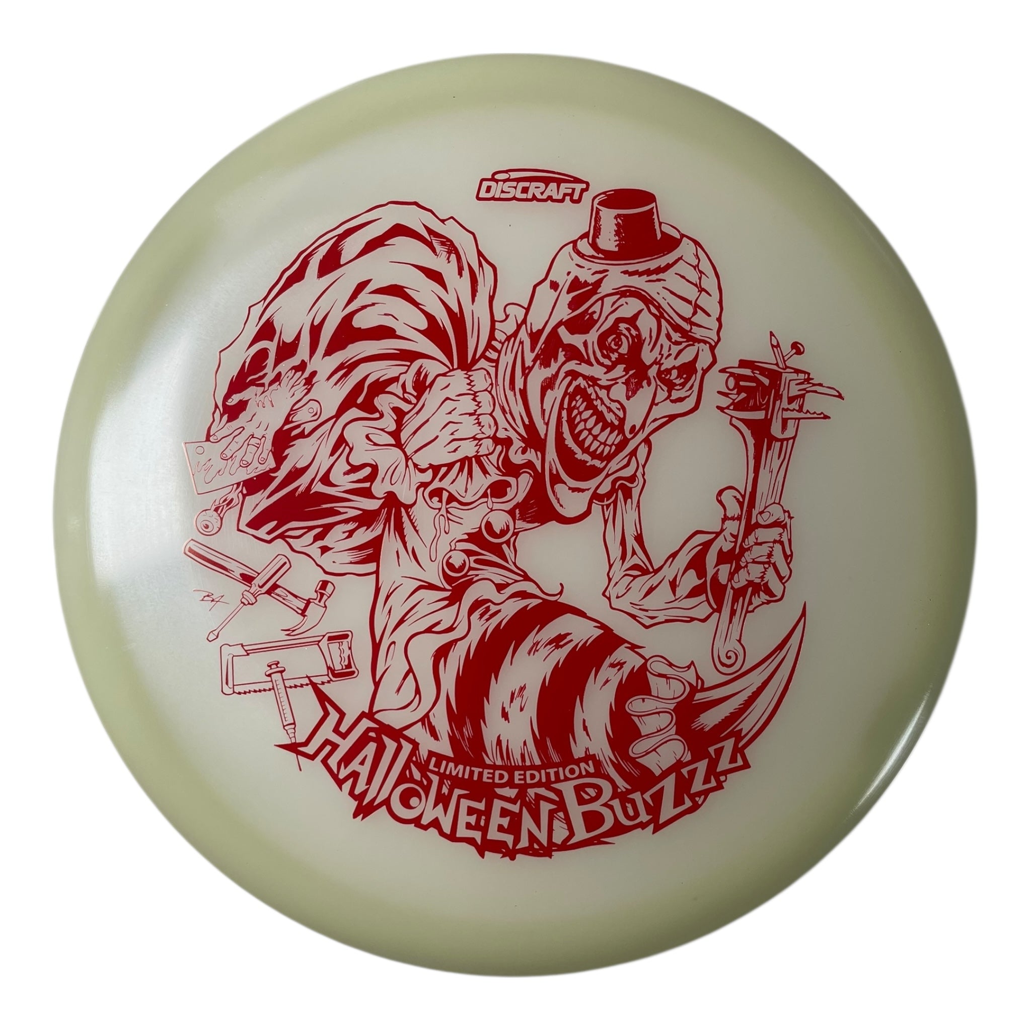 Discraft Buzzz | Mega-Glo | Halloween/Red 2025 179g Disc Golf