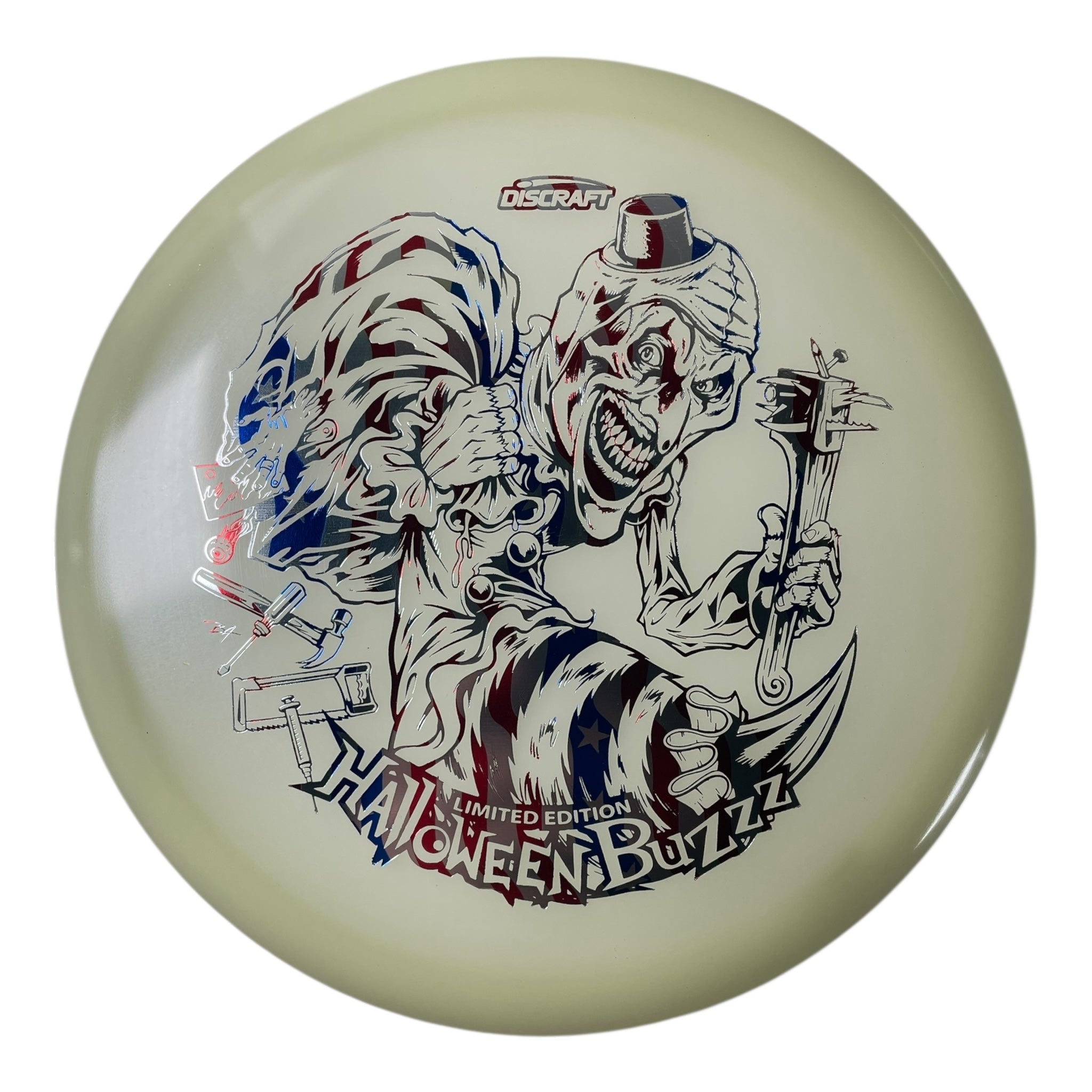 Discraft Buzzz | Mega-Glo | Halloween/USA 2025 180g Disc Golf