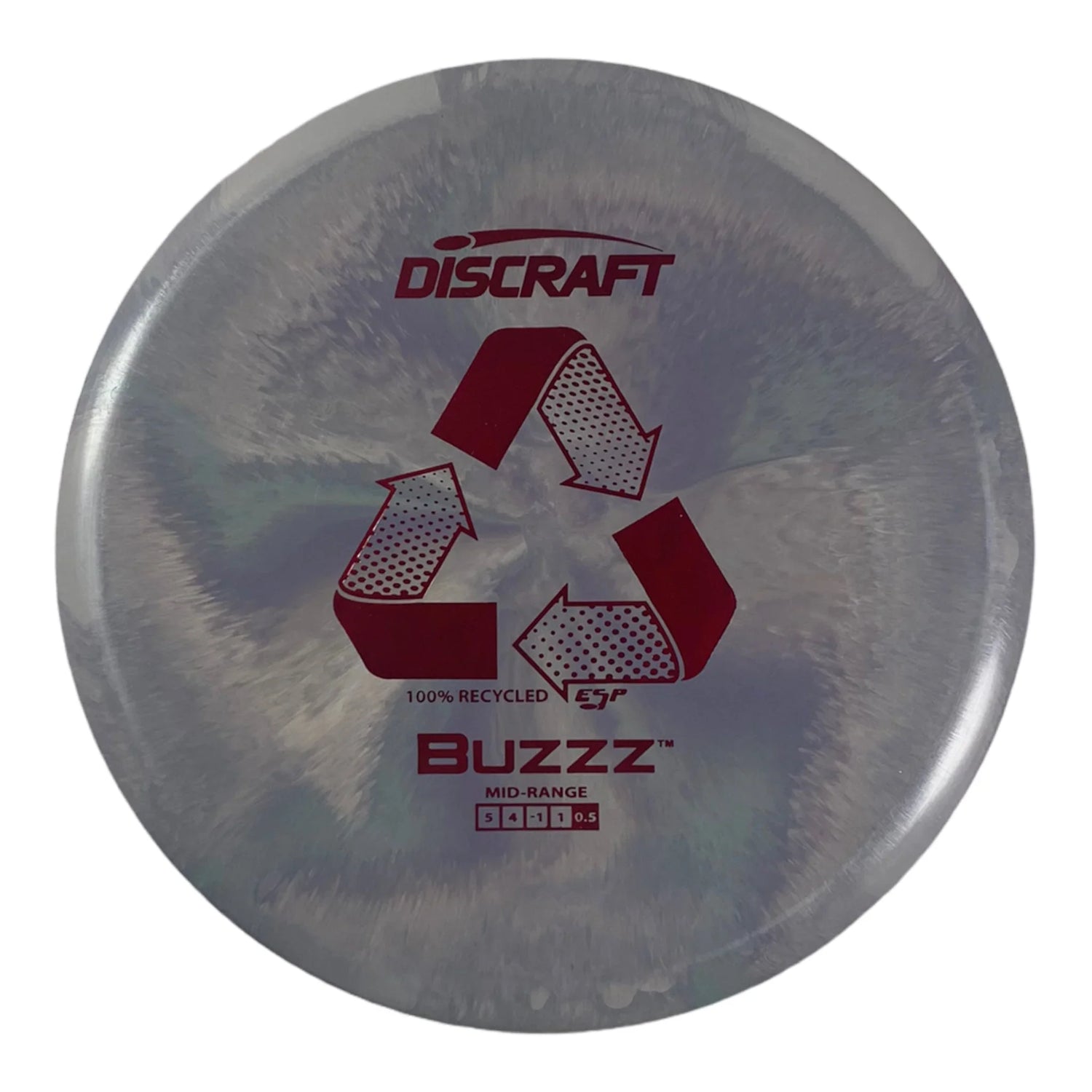 Discraft Buzzz | Recycled ESP | Grey/Red 172g Disc Golf