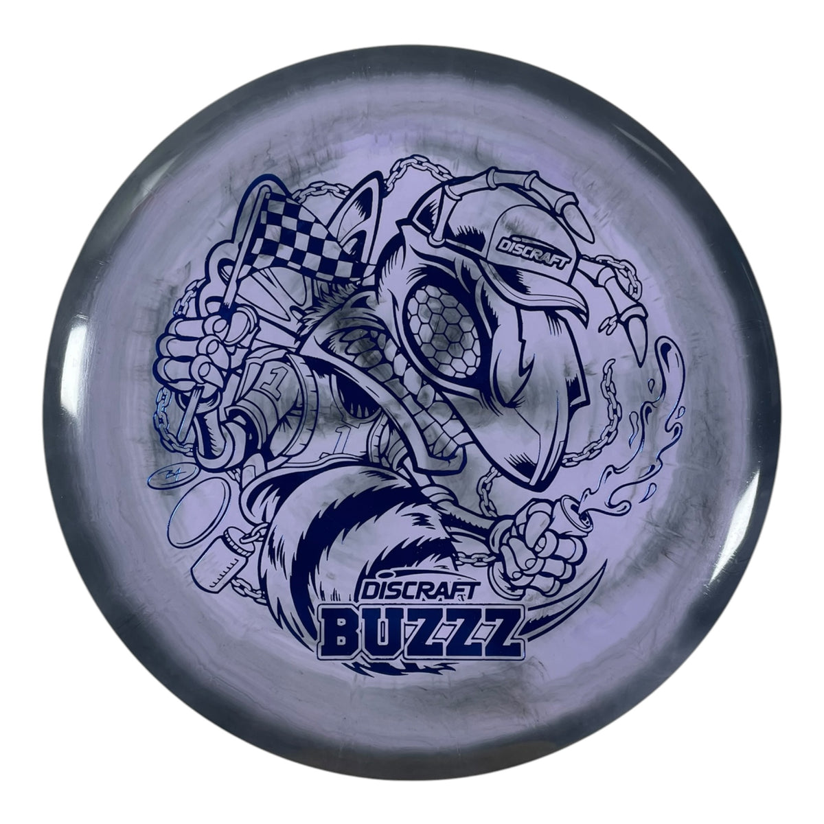 Discraft Buzzz | Swirly ESP | Pink/Blue 179g (Worlds Box Edition) Disc Golf