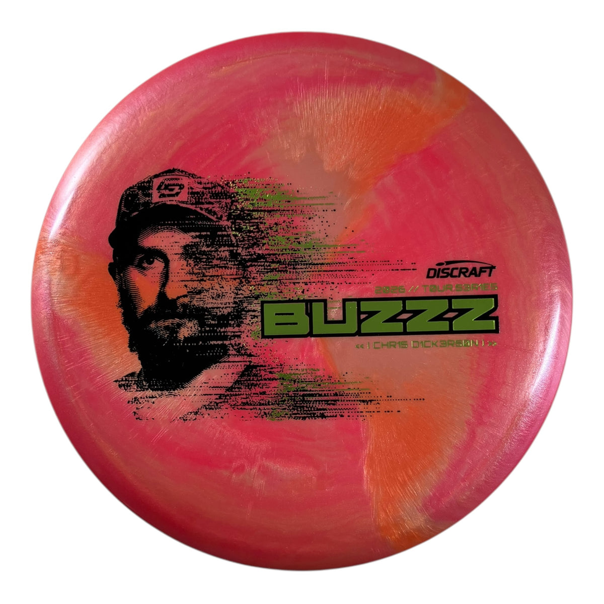 Discraft Buzzz | Titanium Big Z | Orange/Green 173g (Chris Dickerson Tour Series 2026) Disc Golf