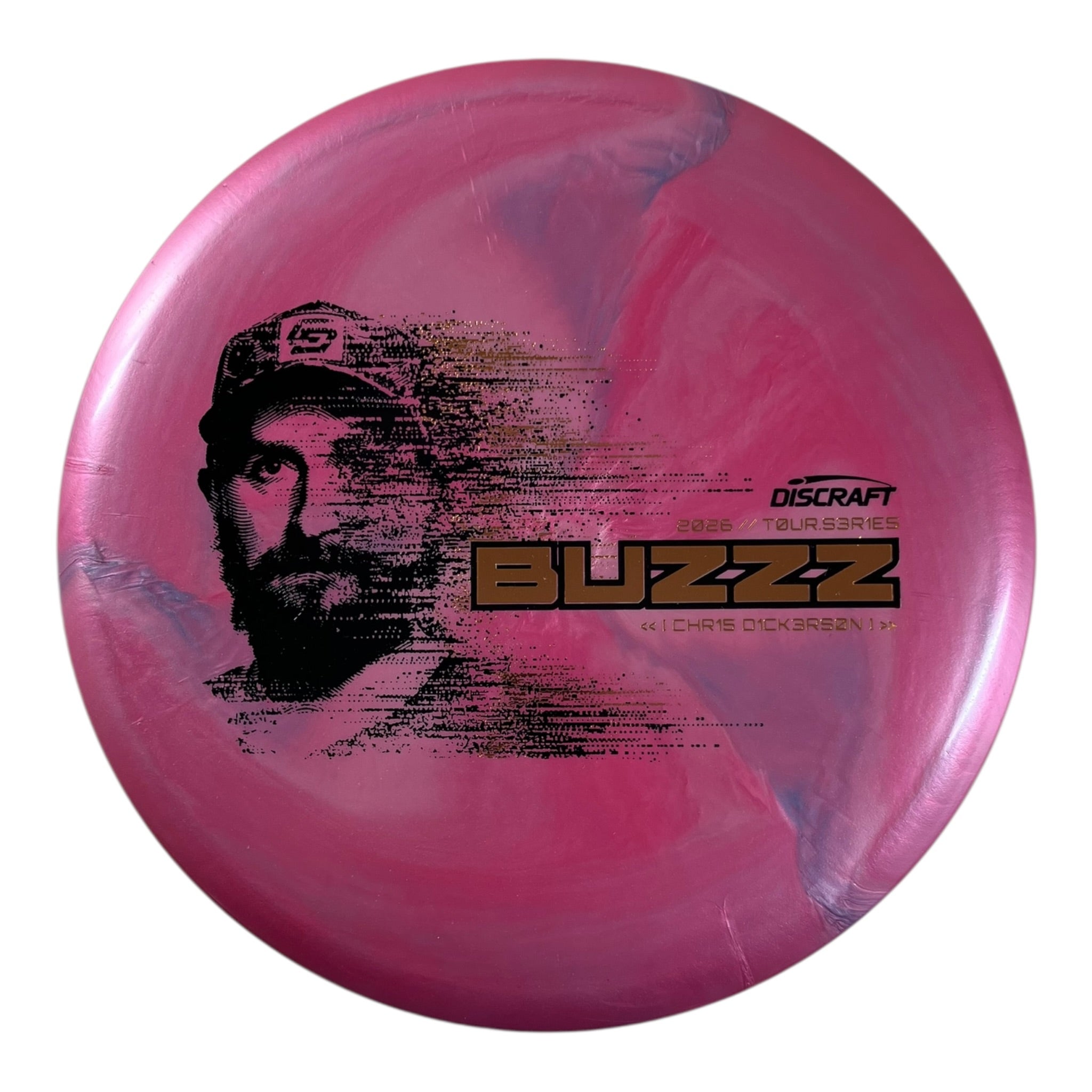 Discraft Buzzz | Titanium Big Z | Pink/Gold 175g (Chris Dickerson Tour Series 2026) Disc Golf