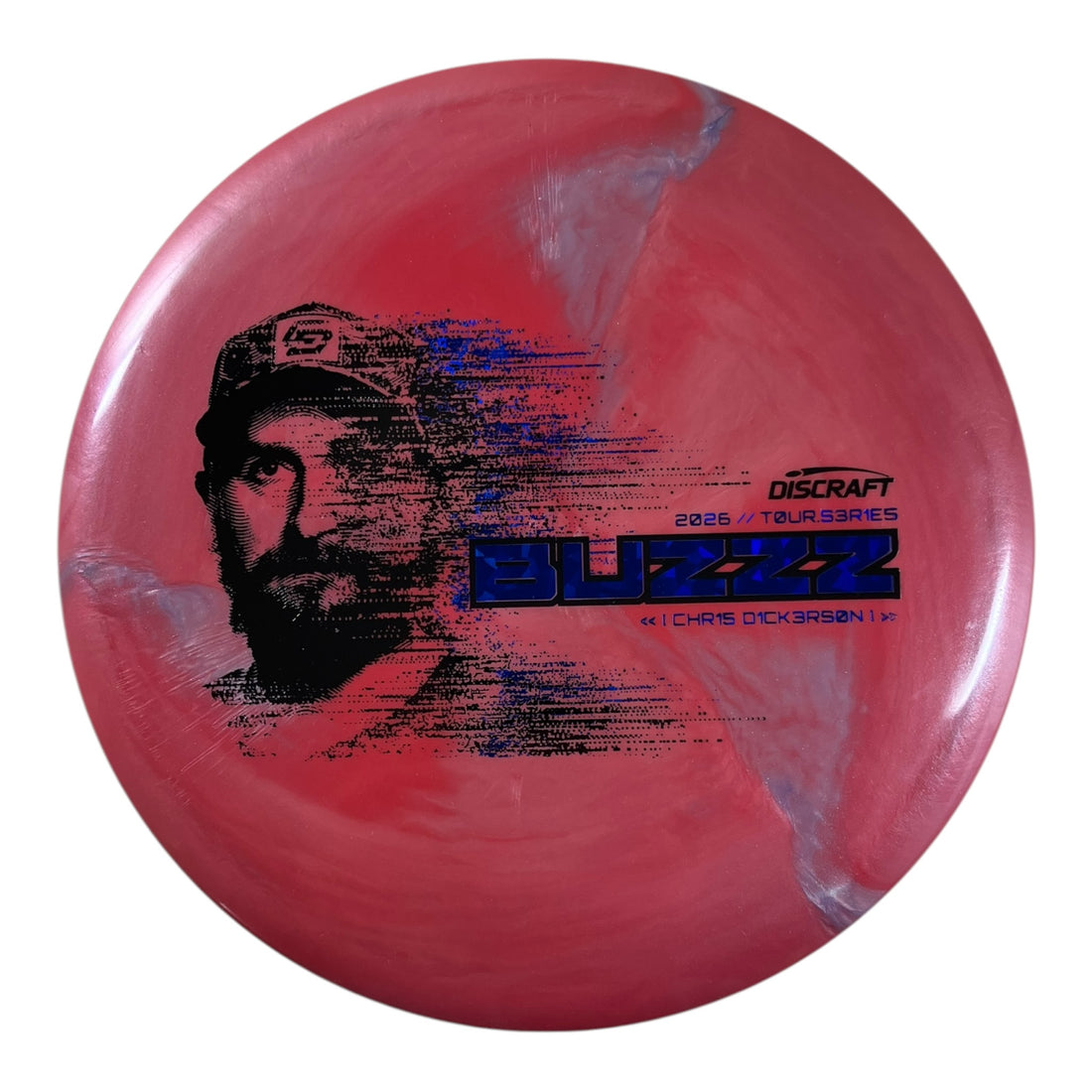 Discraft Buzzz | Titanium Big Z | Red/Blue 175g (Chris Dickerson Tour Series 2026) Disc Golf