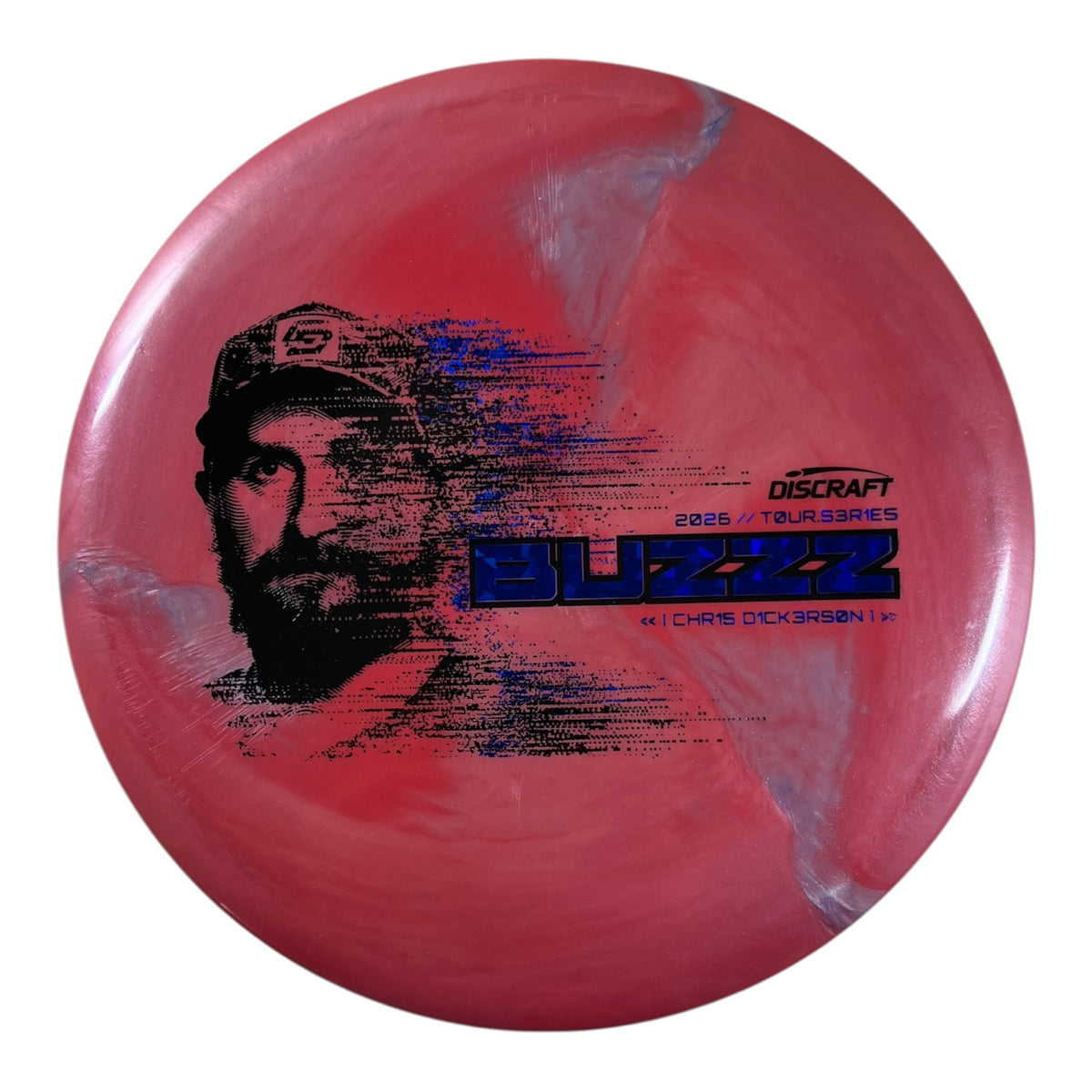 Discraft Buzzz | Titanium Big Z | Red/Blue 175g (Chris Dickerson Tour Series 2026) Disc Golf