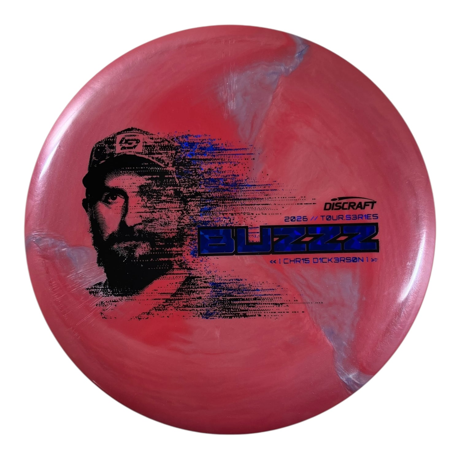 Discraft Buzzz | Titanium Big Z | Red/Blue 175g (Chris Dickerson Tour Series 2026) Disc Golf