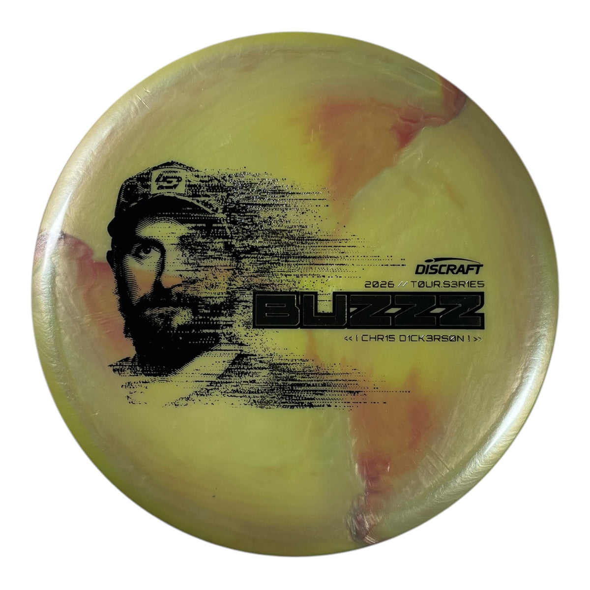 Discraft Buzzz | Titanium Big Z | Yellow/Silver 174g (Chris Dickerson Tour Series 2026) Disc Golf