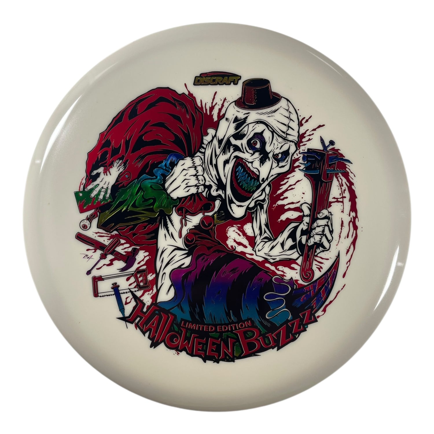 Discraft Buzzz | Tri-Foil Glo | Halloween/Rainbow 2025 178g Disc Golf