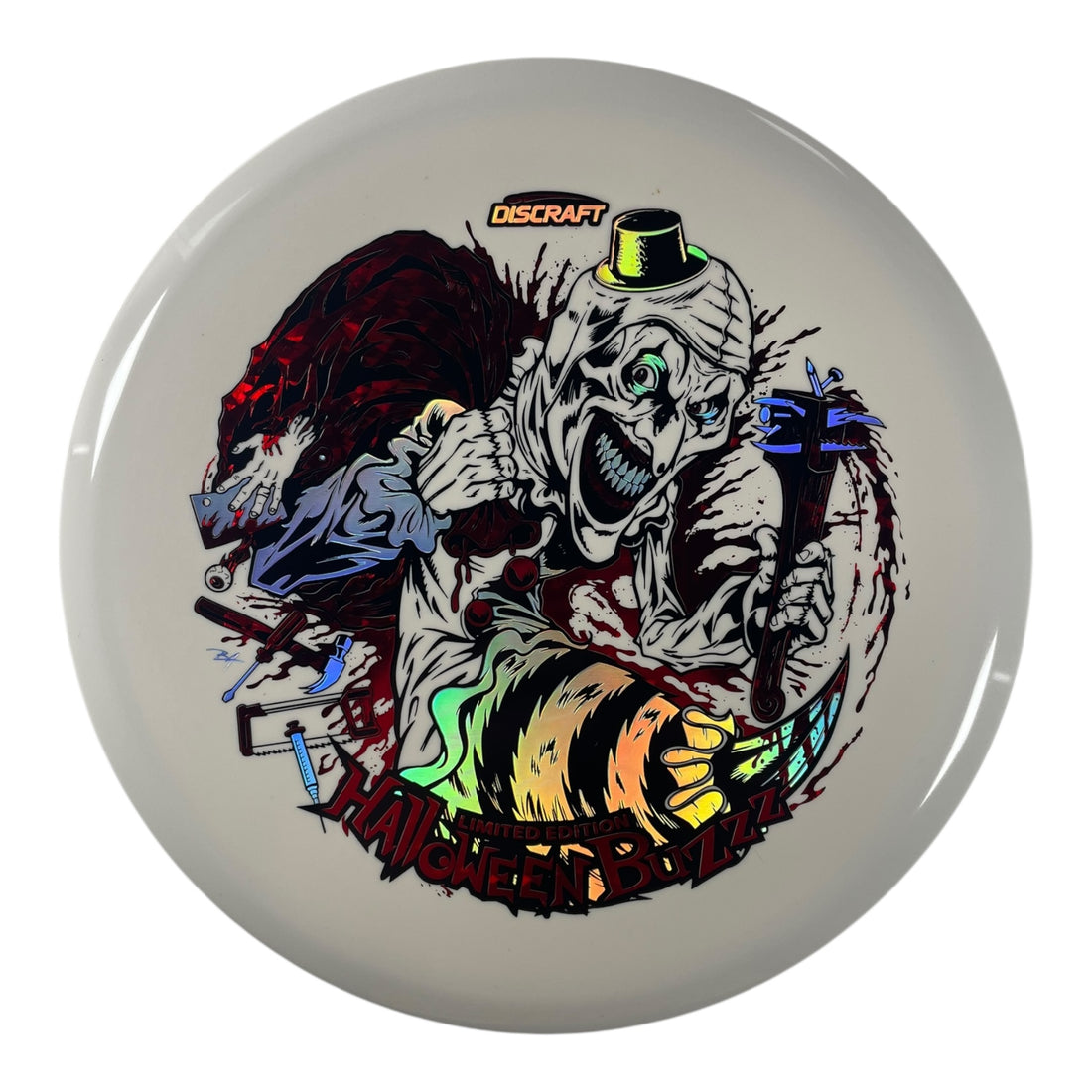 Discraft Buzzz | Tri-Foil Glo | Halloween/Silver holo 2025 177-180g Disc Golf