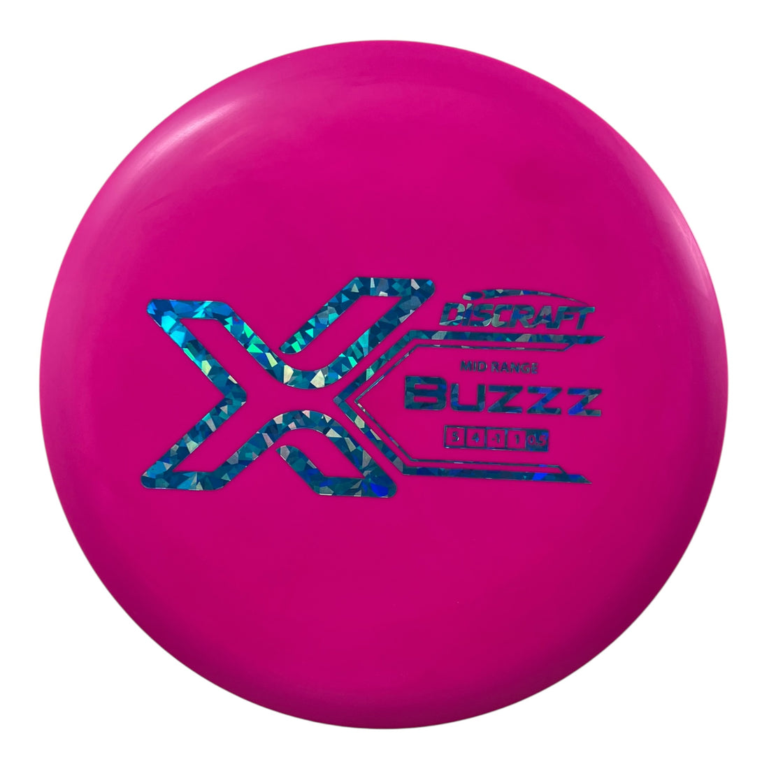 Discraft Buzzz | X Line | Pink/Blue 175g Disc Golf