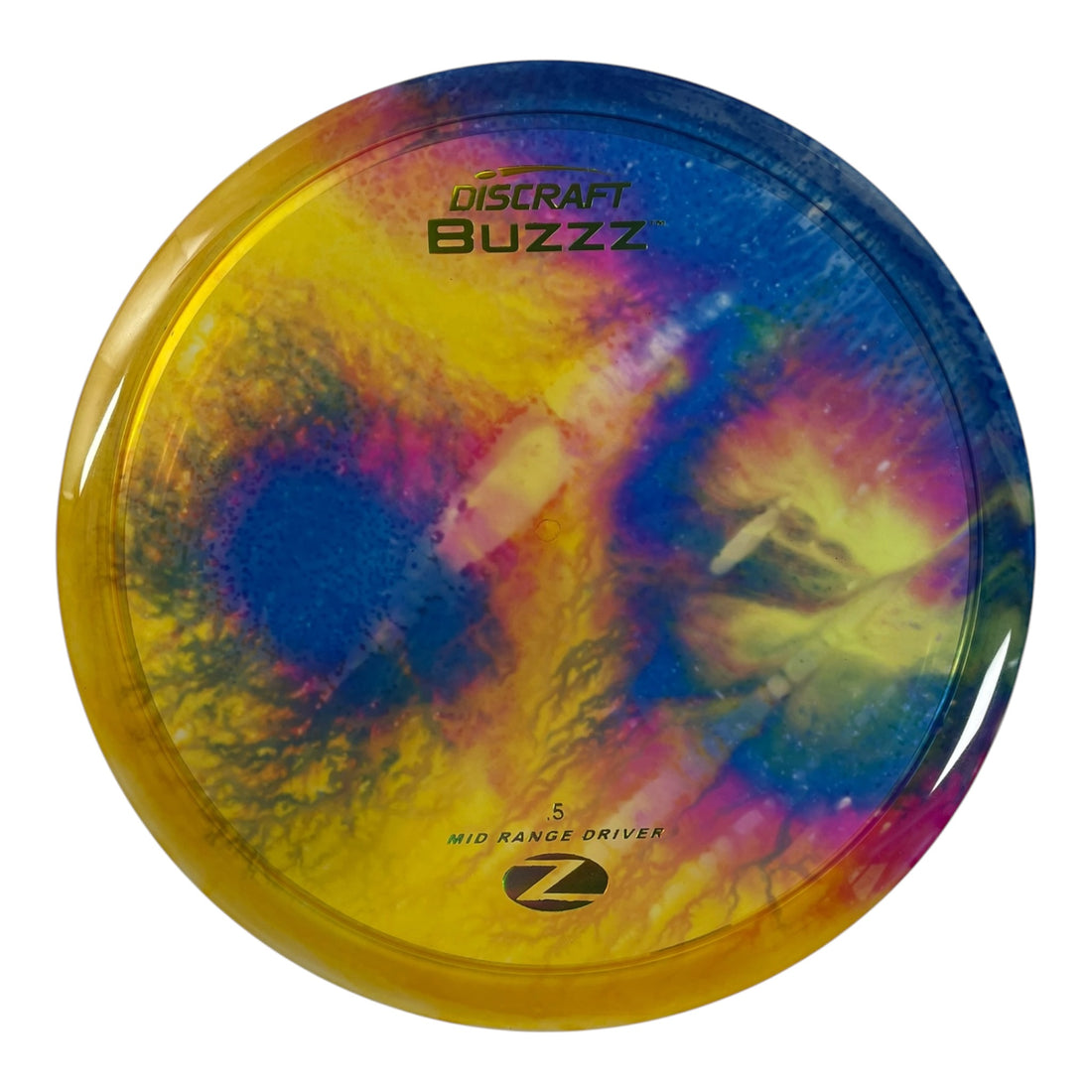 Discraft Buzzz | Z Line Fly Dye | Yellow/Green Holo 178g Disc Golf