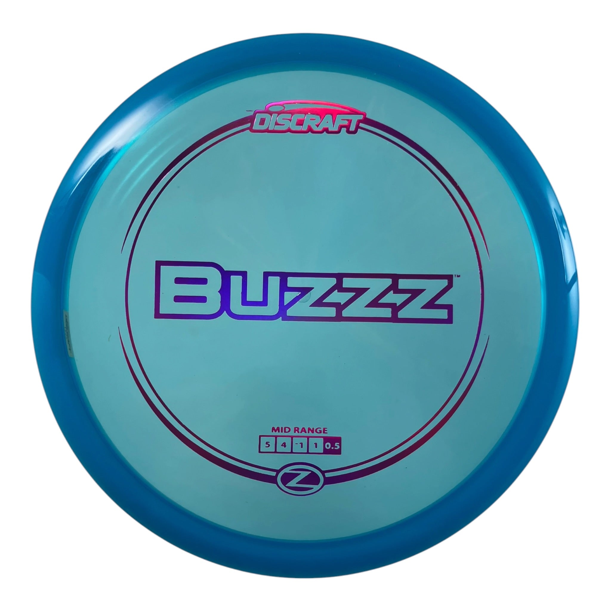Discraft Buzzz | Z Line | Blue/Purple 180g Disc Golf