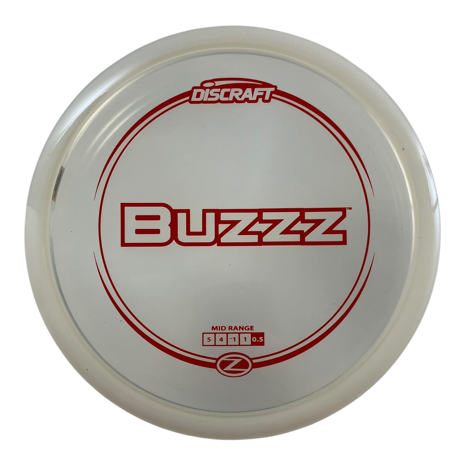 Discraft Buzzz | Z Line | Clear/Red 169g Disc Golf