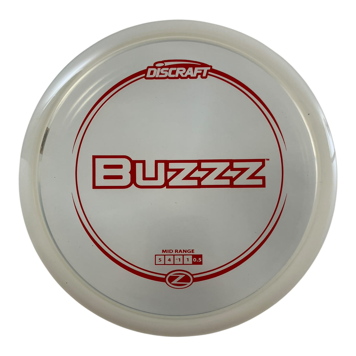 Discraft Buzzz | Z Line | Clear/Red 169g Disc Golf
