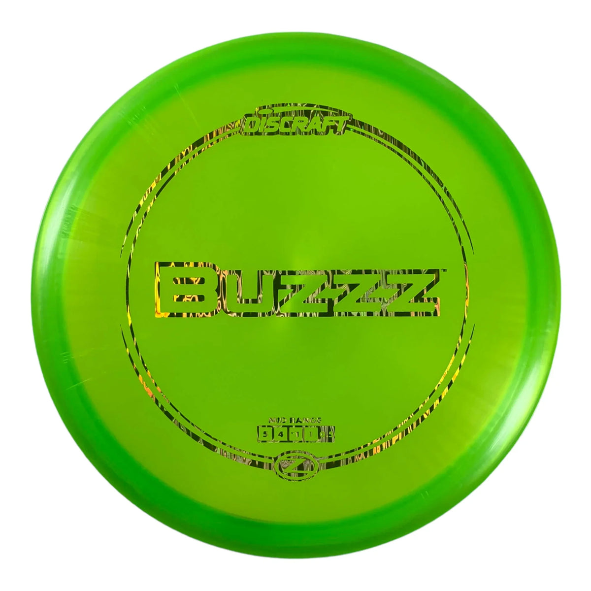 Discraft Buzzz | Z Line | Green/Gold 177g Disc Golf