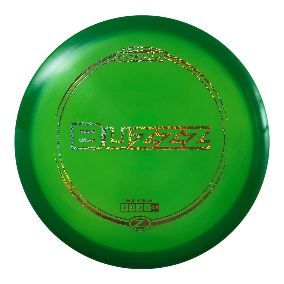 Discraft Buzzz | Z Line | Green/Gold 180g Disc Golf