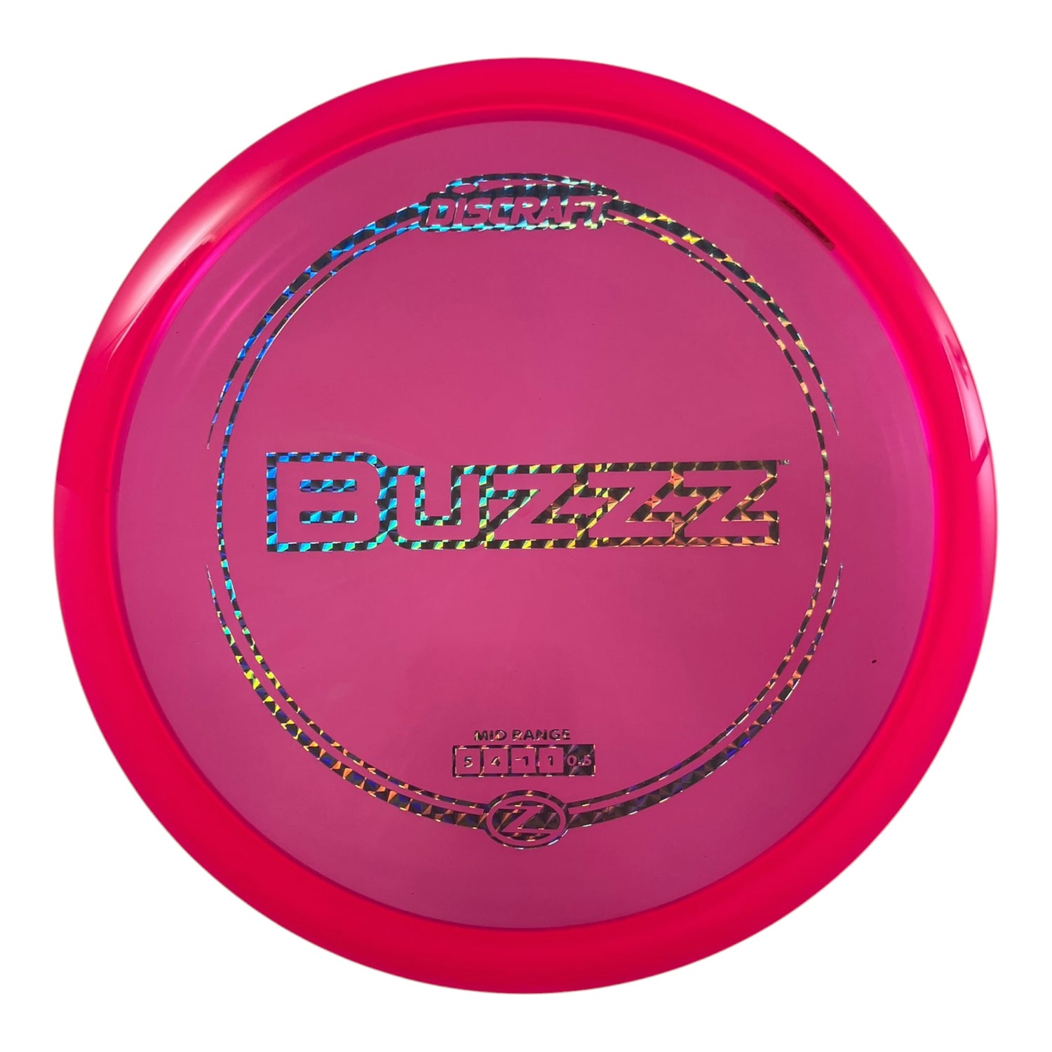 Discraft Buzzz | Z Line | Pink/Holo 176g Disc Golf