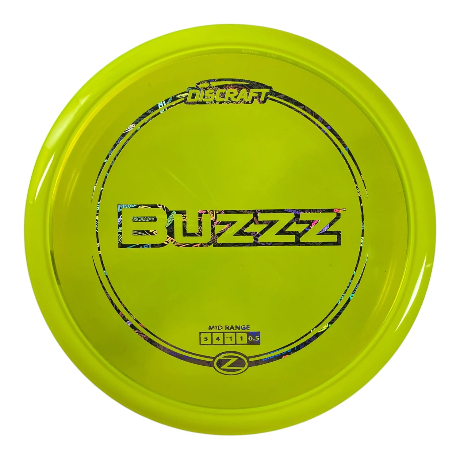Discraft Buzzz | Z Line | Yellow/Discraft Logo 173g Disc Golf
